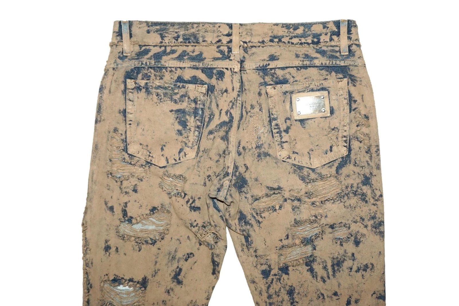 Dolce & Gabbana DOLCE & GABBANA CAMEL DISTRESSED JEANS GYJHCD SIZE 48 Size US 32 / EU 48 - 6 Thumbnail