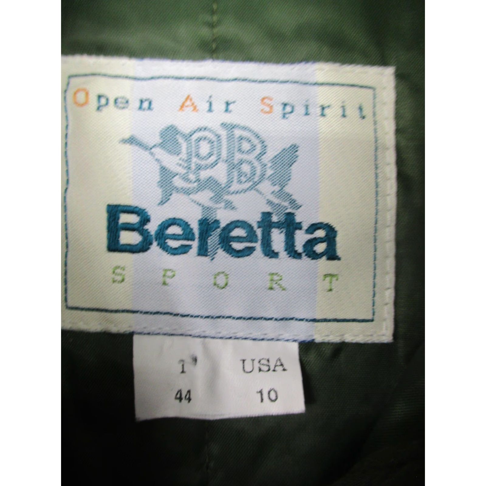 Vintage Beretta Sport Jacket Womens 10 Green Quilted Lined Outdoor Field Hunting Italy Outdoor Size L / US 10 / IT 46 - 6 Thumbnail