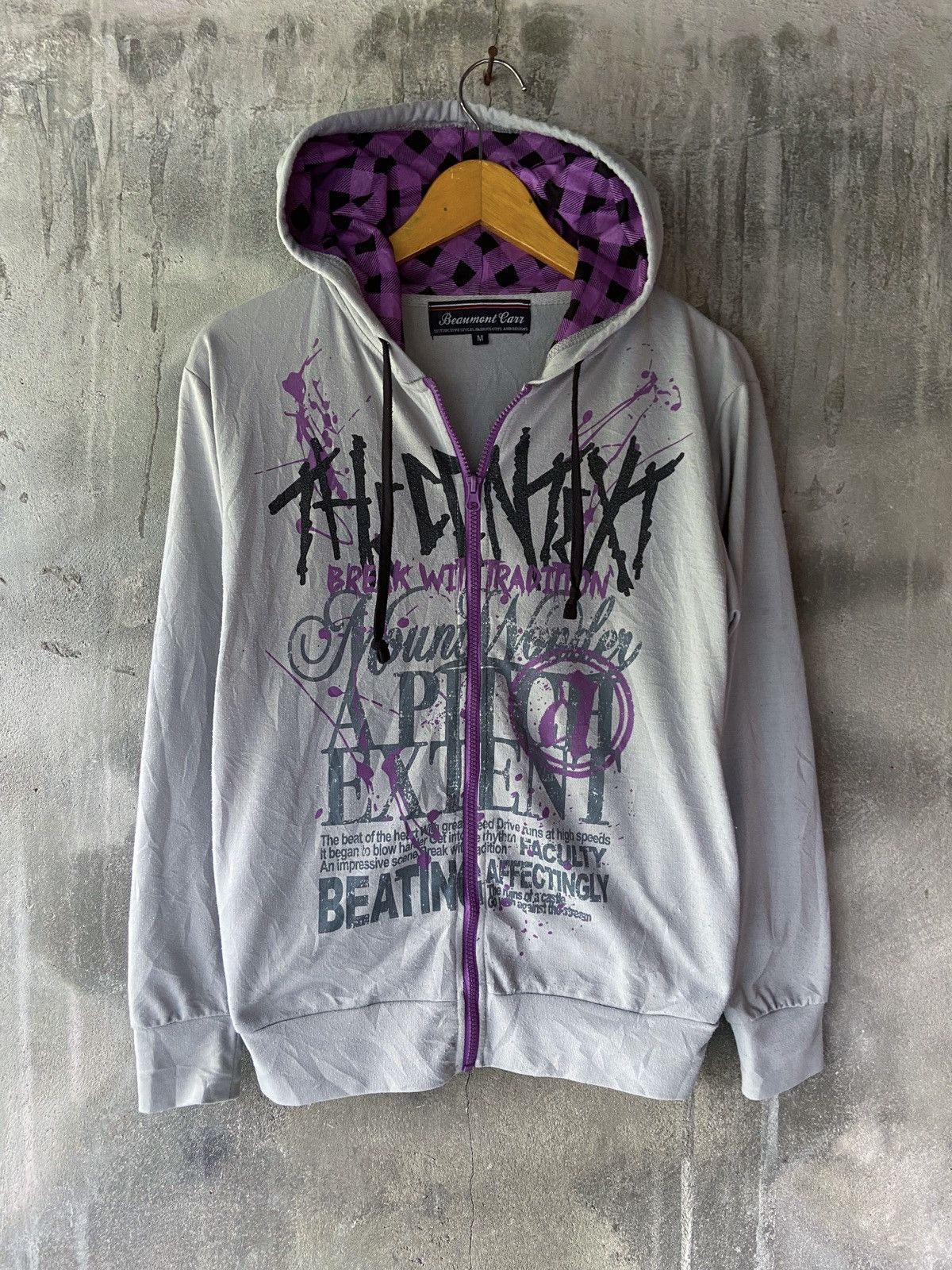 In The Attic BREAK WITH TRADITION BEAUMONT CAR ZIP HOODIE Size US S / EU 44-46 / 1 - 1 Thumbnail