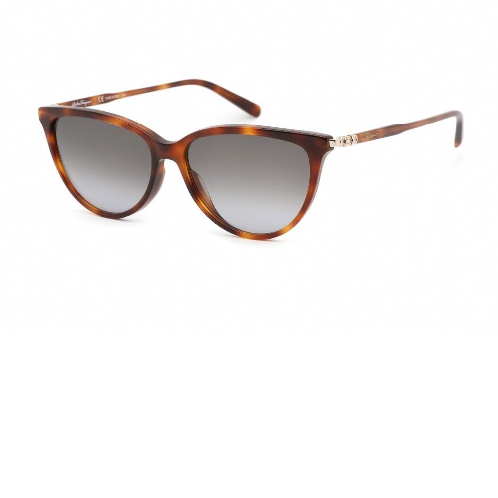 image of Salvatore Ferragamo Ferragamo Sunglasses Cat Eye Tortoise Shell Very Lightweigh, Women's