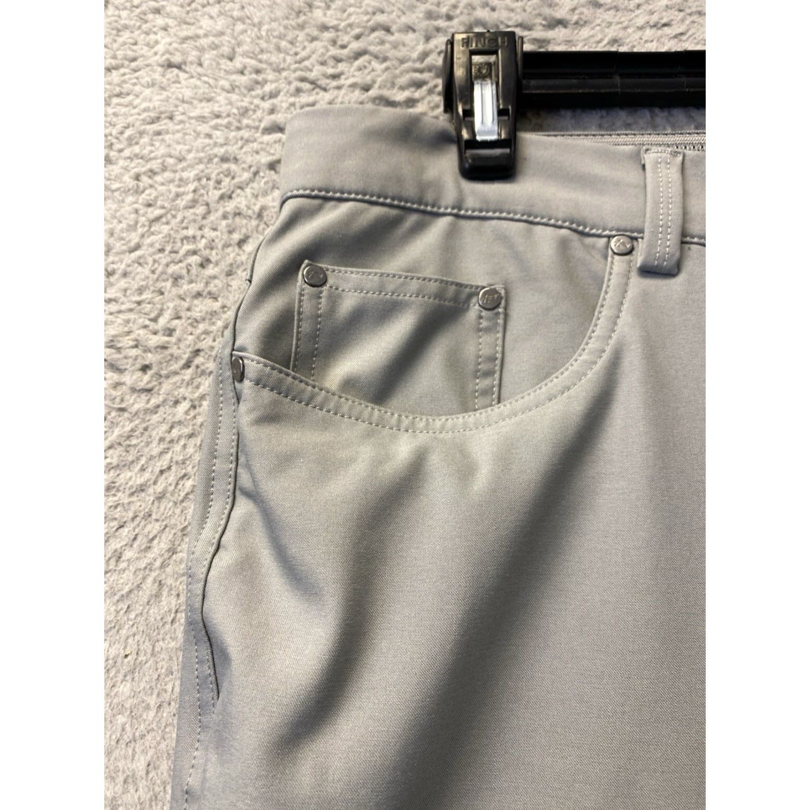 Vintage Greg Norman Men's Ultimate 5-Pocket Clubhouse Golf Pants ML75 38x32 Gray/129-15 Size US 38 / EU 54 - 5 Thumbnail
