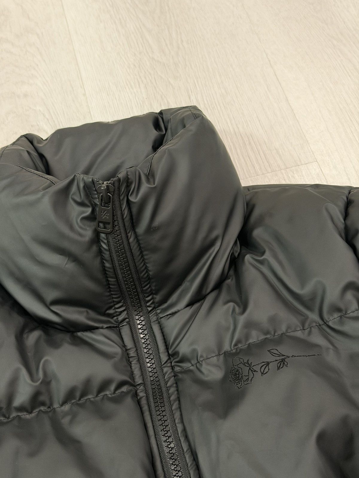 YoungLA YoungLA Black Puffer Jacket Cropped Women’s XS Rose Hype Size XS / US 0-2 / IT 36-38 - 2 Thumbnail