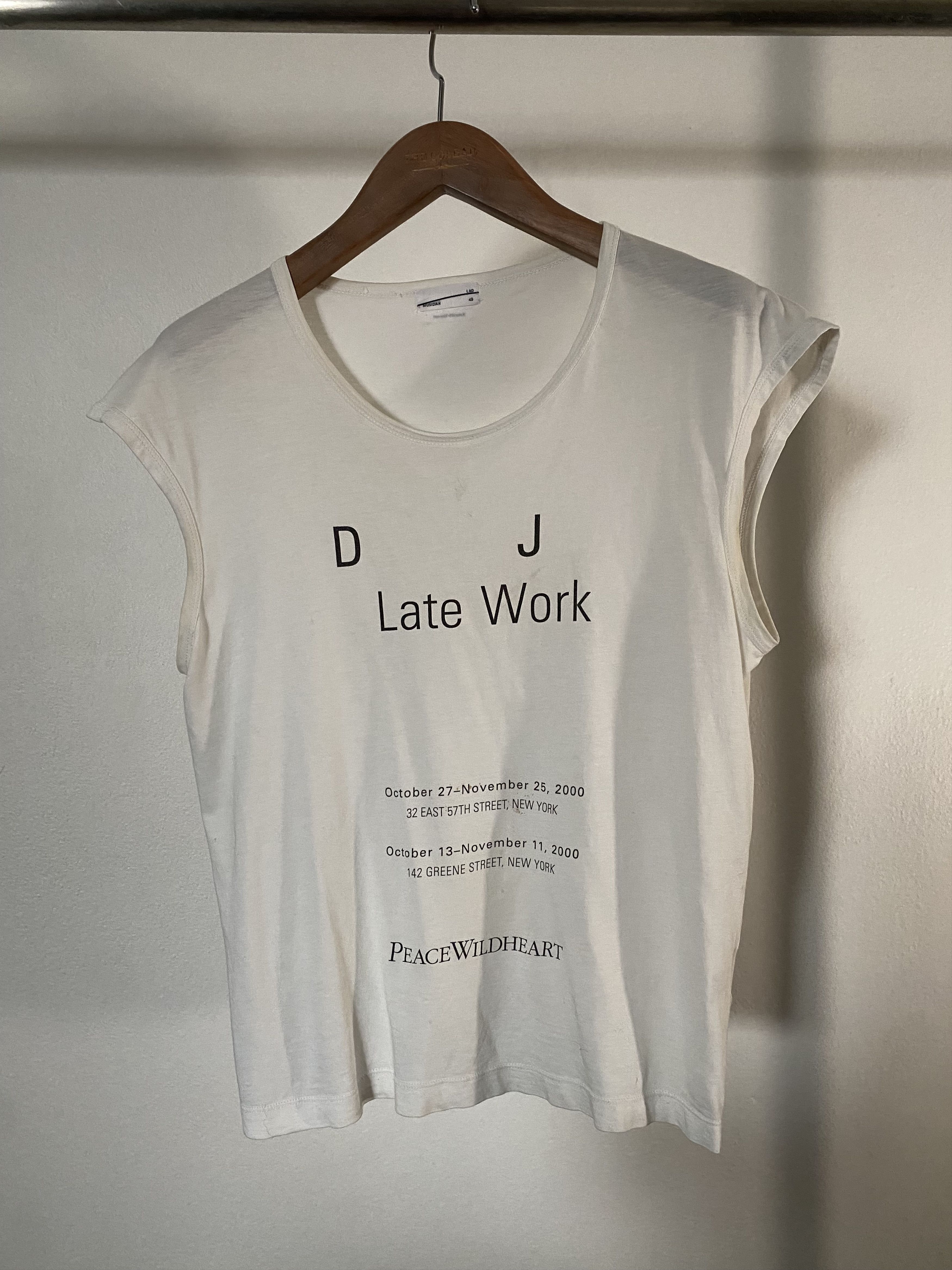 Lad Musician DJ late work tee