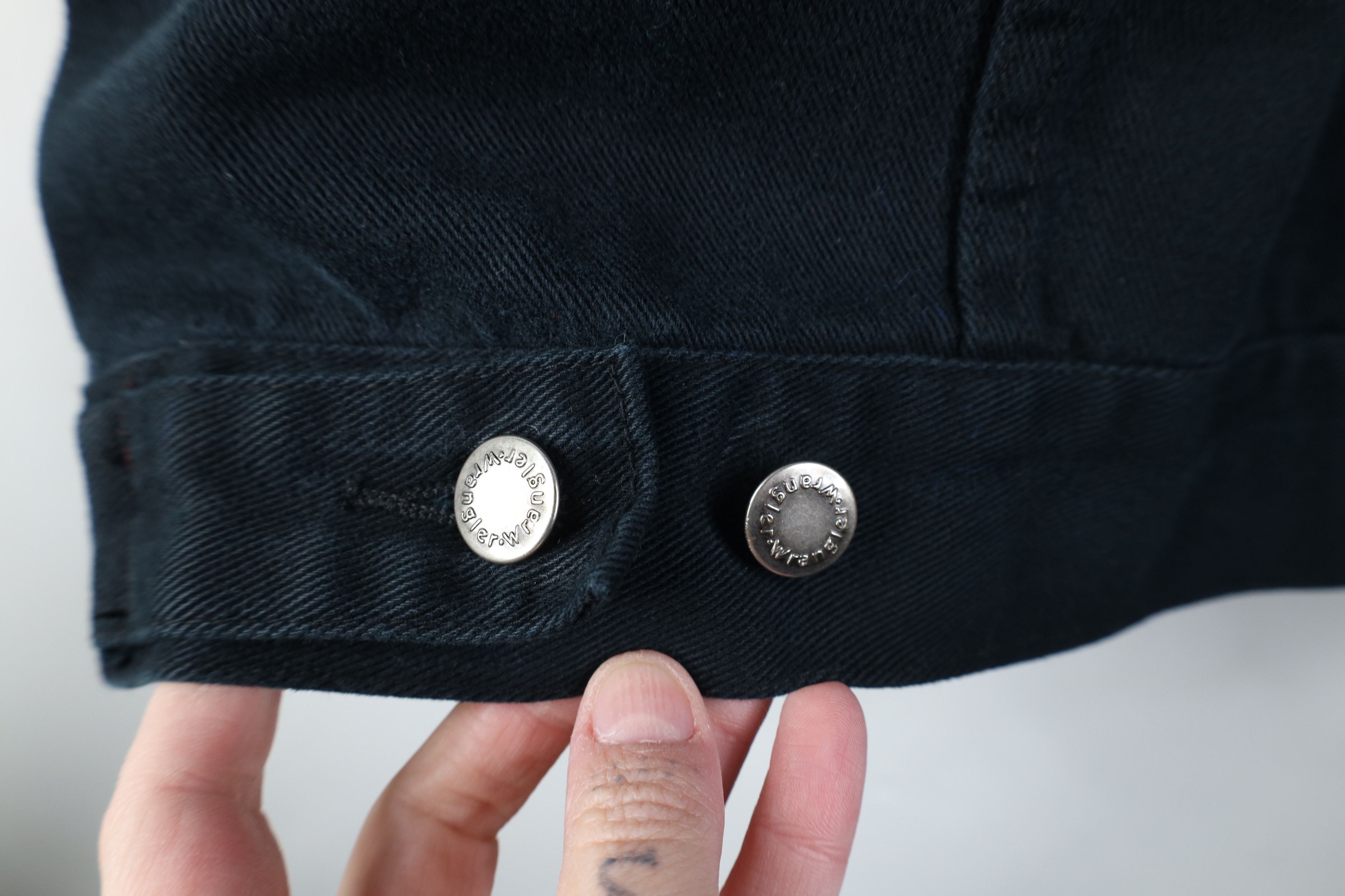 Wrangler Vintage 90s Y2K Wrangler Denim Jean Trucker Jacket Black Size US L / EU 52-54 / 3 - 11 Thumbnail