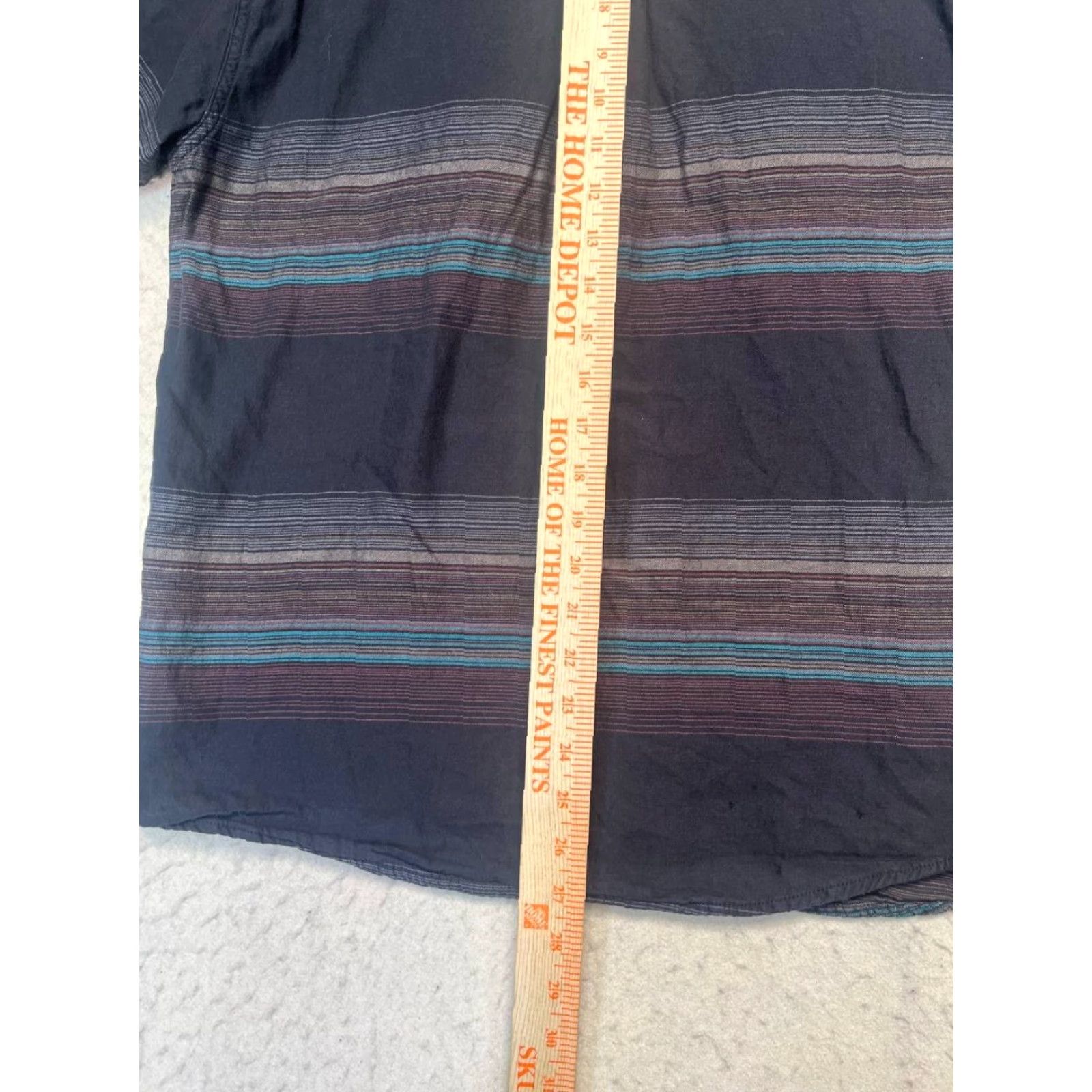 O'Neill O'Neill Shirt Button-Down Short Sleeve Mens Medium Striped Cotton See Pic Size US M / EU 48-50 / 2 - 3 Thumbnail