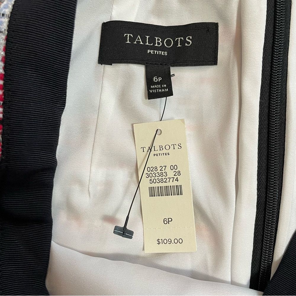 Talbots NWT New $109 Talbots Tweed Pencil Skirt Size 6 Petite Size 28" / US 6 / IT 42 - 5 Thumbnail