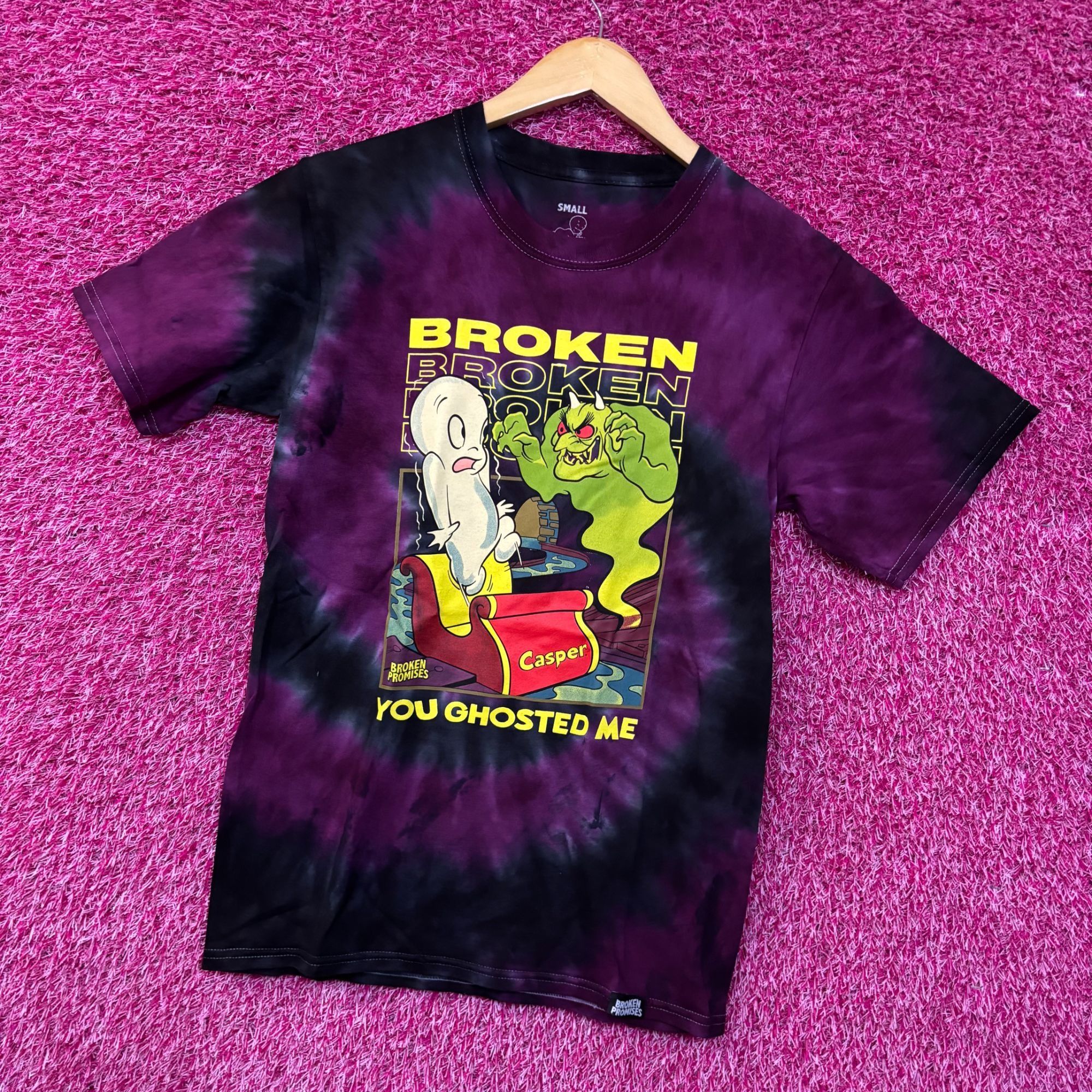 Other Broken Promises x Casper You Ghosted Me Tie Dye T-Shirt Smal Size US S / EU 44-46 / 1 - 3 Thumbnail