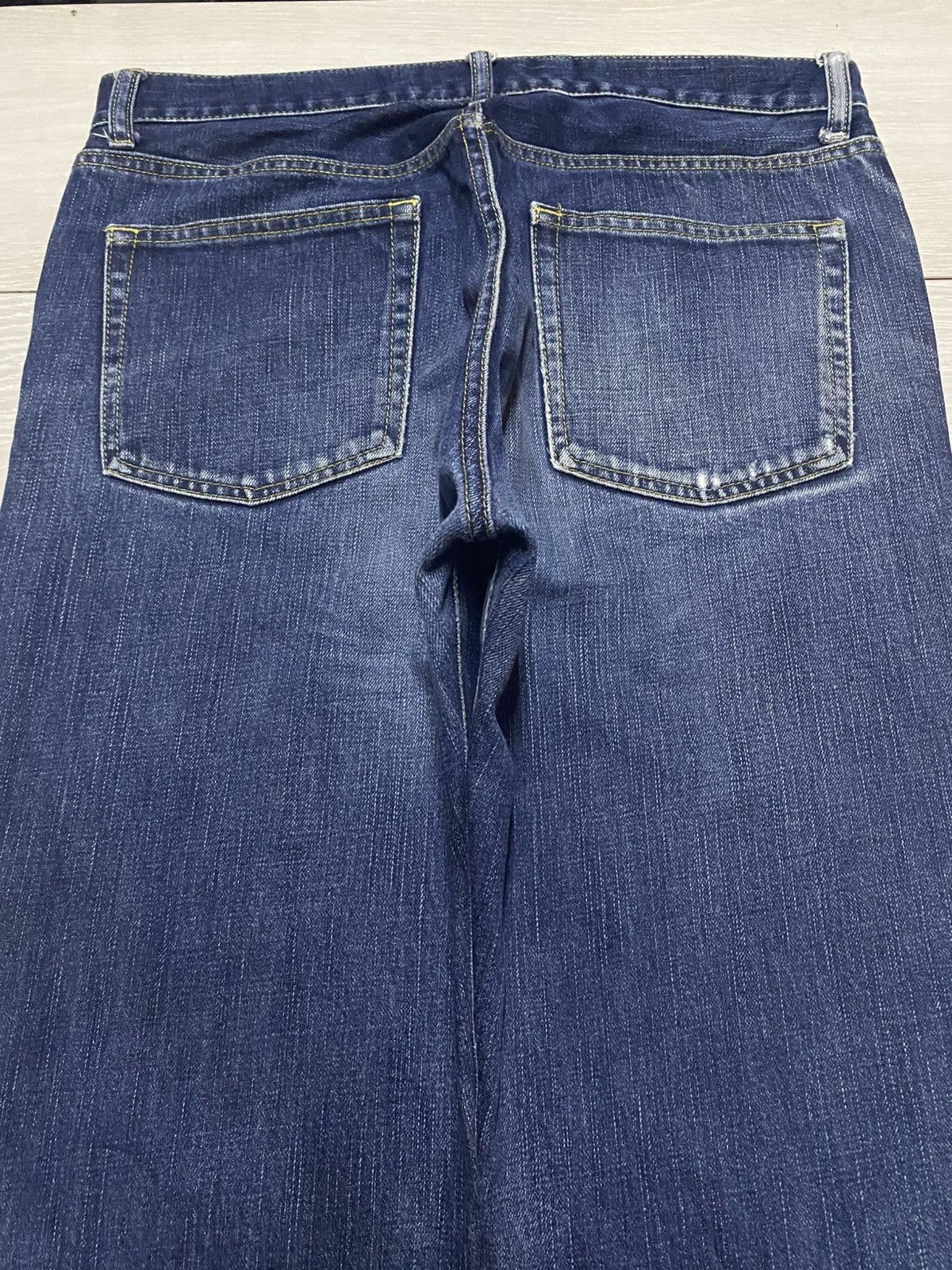 Japanese Brand Vintage Clothing Japanese Brand Blue Wash Distressed Jeans Size US 33 - 4 Thumbnail