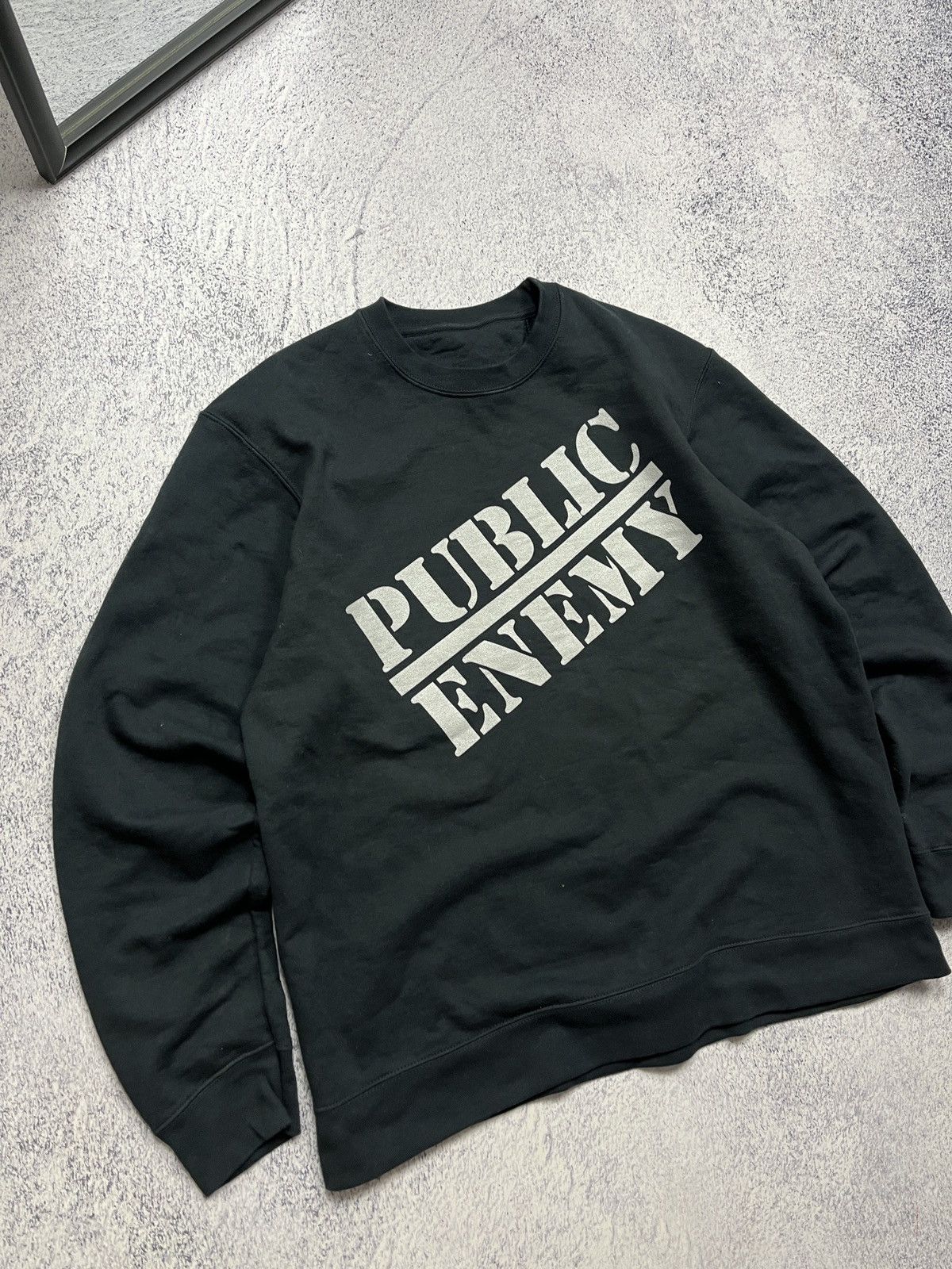 Rap Tees × Vintage Public Enemy Big Logo Sweatshirt Hip Hop Skate Rare Y2K Size US L / EU 52-54 / 3 - 3 Thumbnail