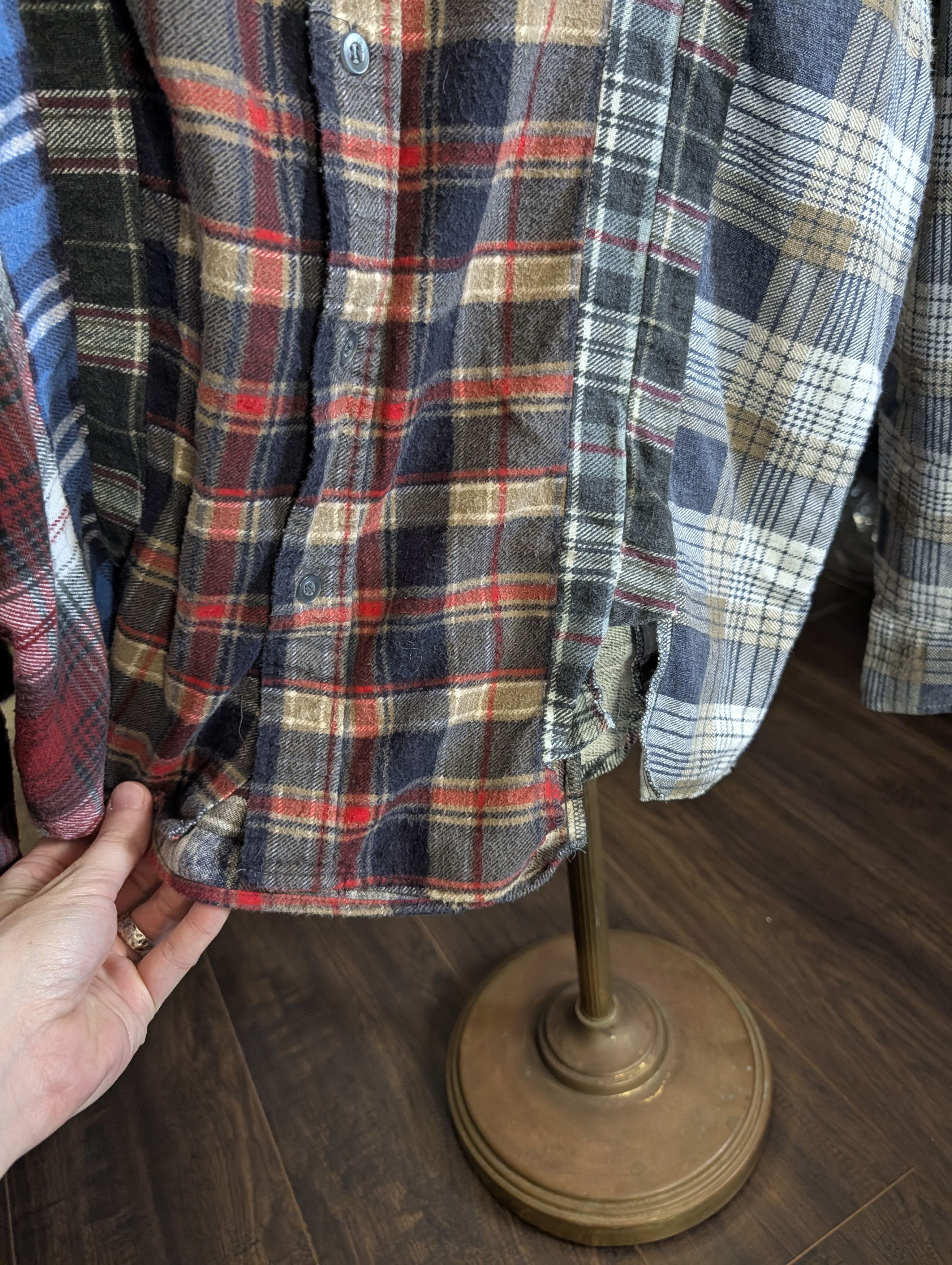 Needles REBUILD BY NEEDLES 1/1 Patchwork Flannel Shirt M Size US M / EU 48-50 / 2 - 6 Thumbnail