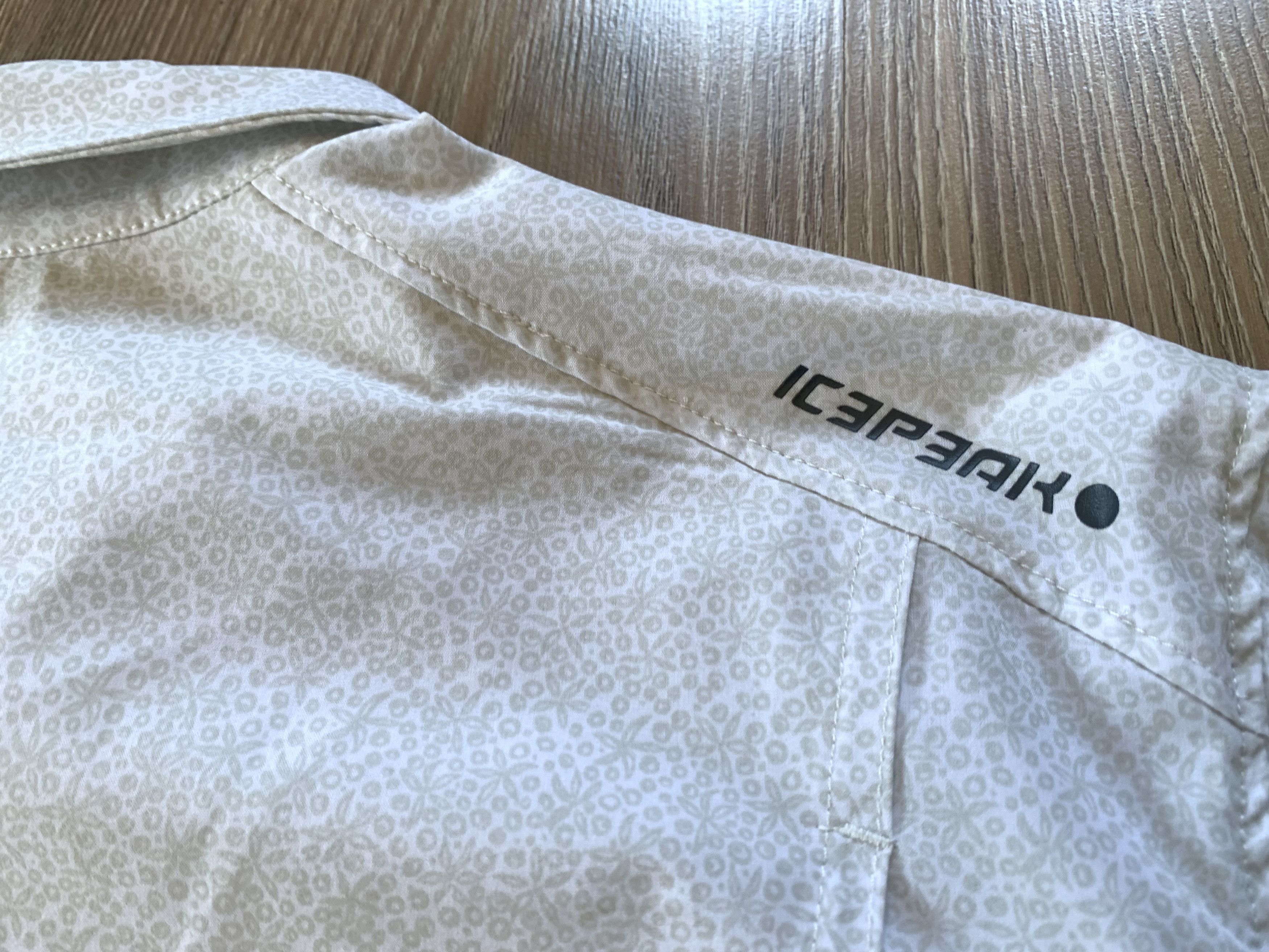 Other Icepeak Womens Beige Pocket Treking Short Sleeve Shirt Size XL / US 12-14 / IT 48-50 - 5 Thumbnail