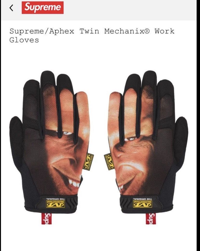 Supreme Supreme/Aphex Twin Mechanix® Work Gloves Size ONE SIZE - 3 Thumbnail