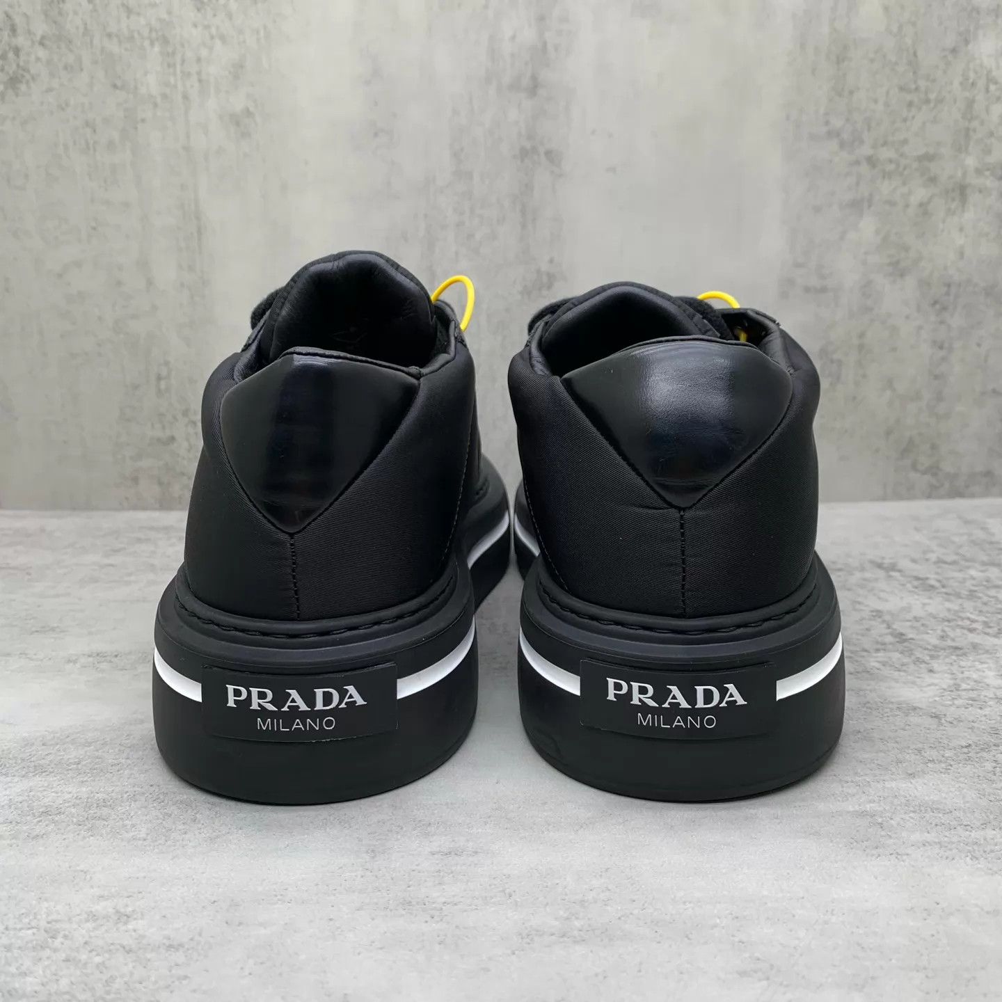Prada Prada Black Triangle Logo Platforms Size 41 98 New Size US 8 / EU 41 - 5 Thumbnail