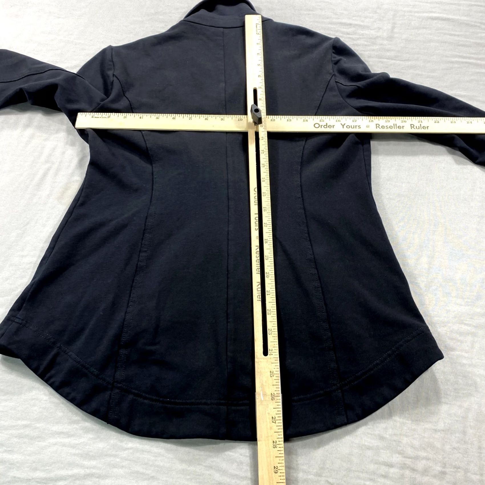 Eileen Fisher Eileen Fisher Jacket Womens Small Black Double Breated Stretch Pea Coat Casual Size S / US 4 / IT 40 - 4 Thumbnail