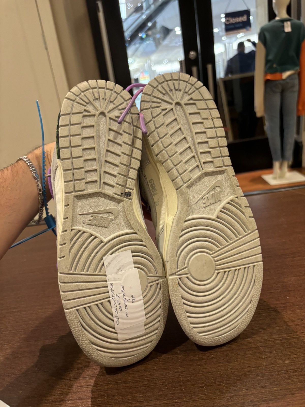 Nike × Off-White Nike Dunk Low Off-White ‘Lot 47’ Size US 9 / EU 42 - 7 Thumbnail