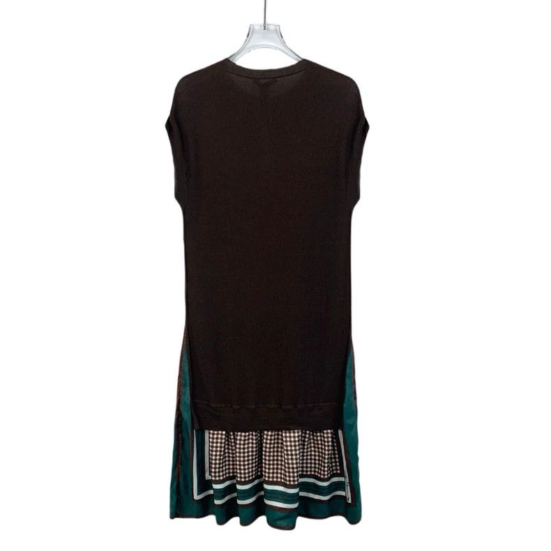 Louis Vuitton Louis Vuitton Crew neck sleeveless dress in dark brown mul Size XS / US 0-2 / IT 36-38 - 2 Thumbnail