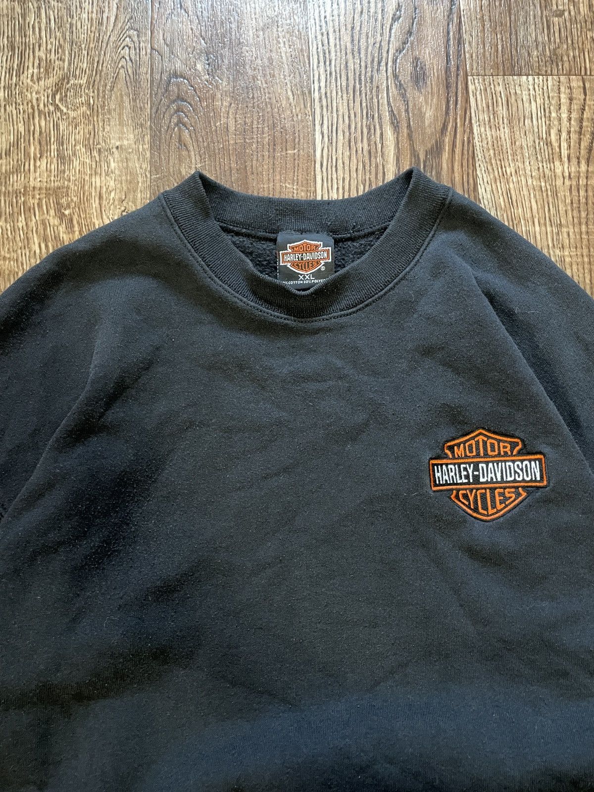 Harley Davidson RARE Vintage Harley Davidson Sweatshirt Faded Size US XXL / EU 58 / 5 - 2 Thumbnail