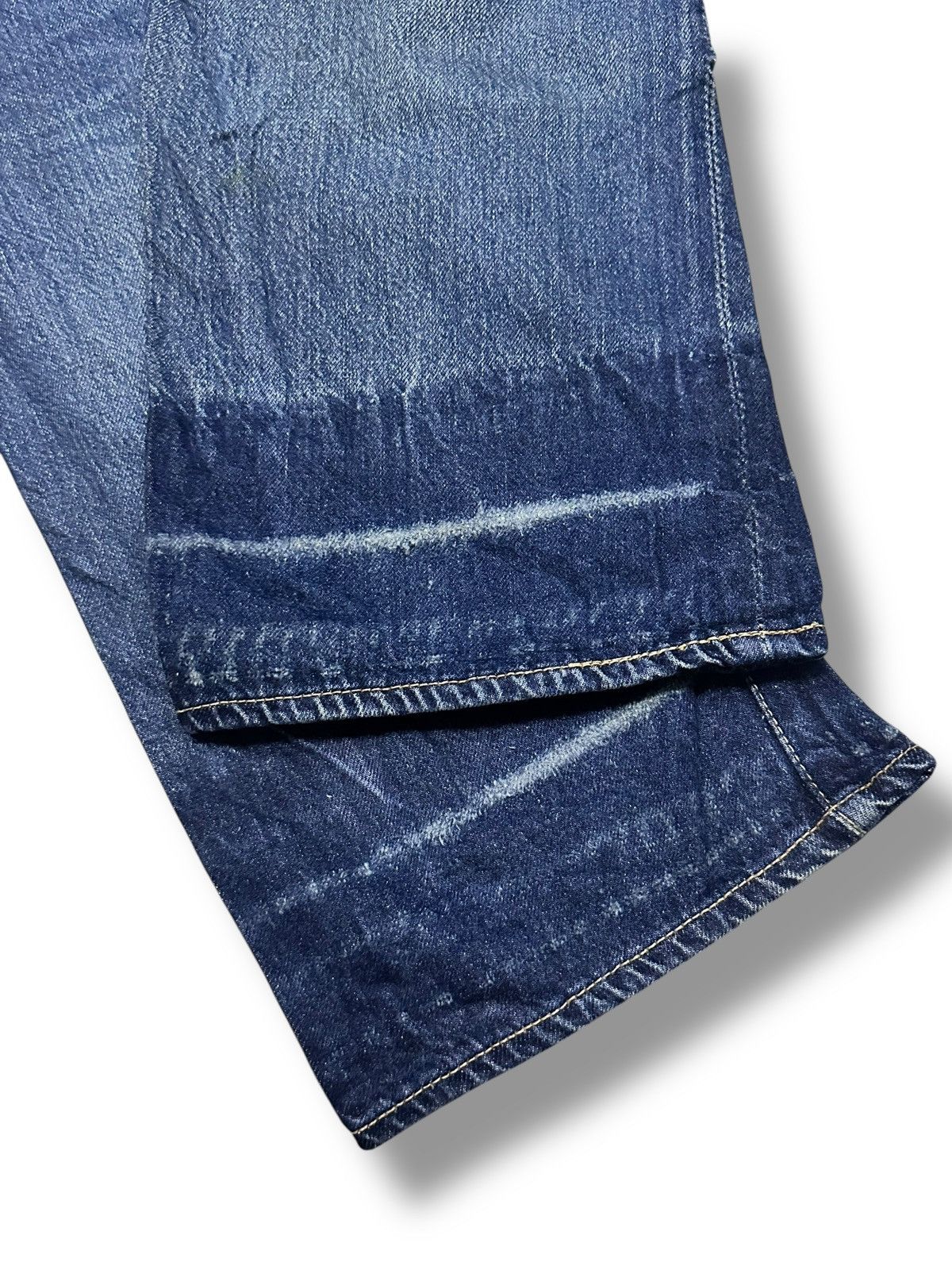 Edwin Edwin Vintage Patches Knee Wideleg Style Faded Wash Size US 30 / EU 46 - 11 Thumbnail