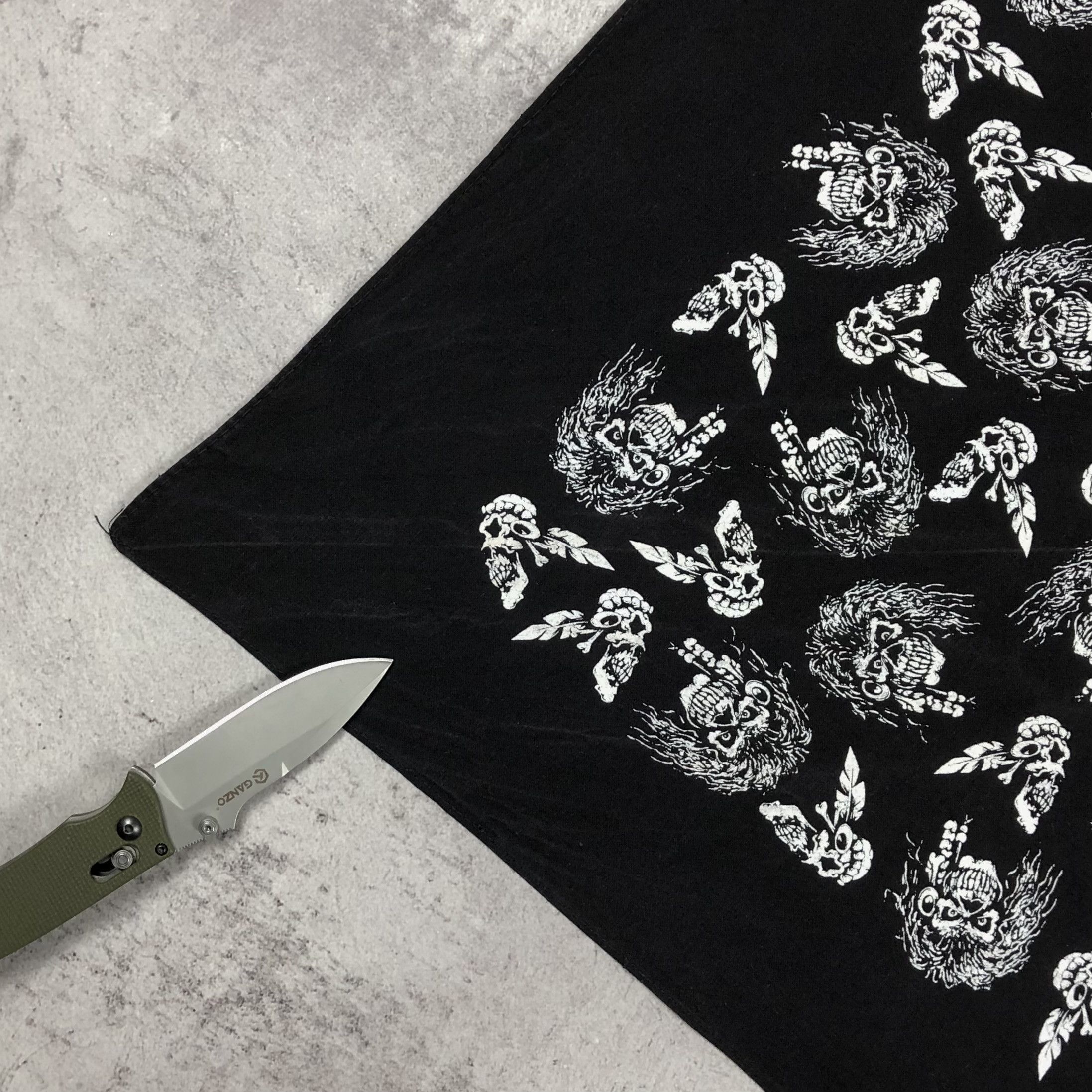 Vintage Vintage Tronseal Skulls Bandana iron maiden eddie Size ONE SIZE - 10 Thumbnail