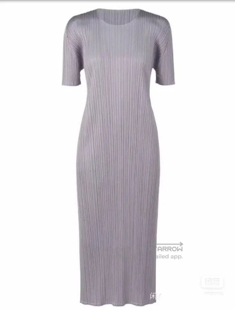 Issey Miyake Issey Miyake Purple Dress Size M / US 6-8 / IT 42-44 - 1 Thumbnail