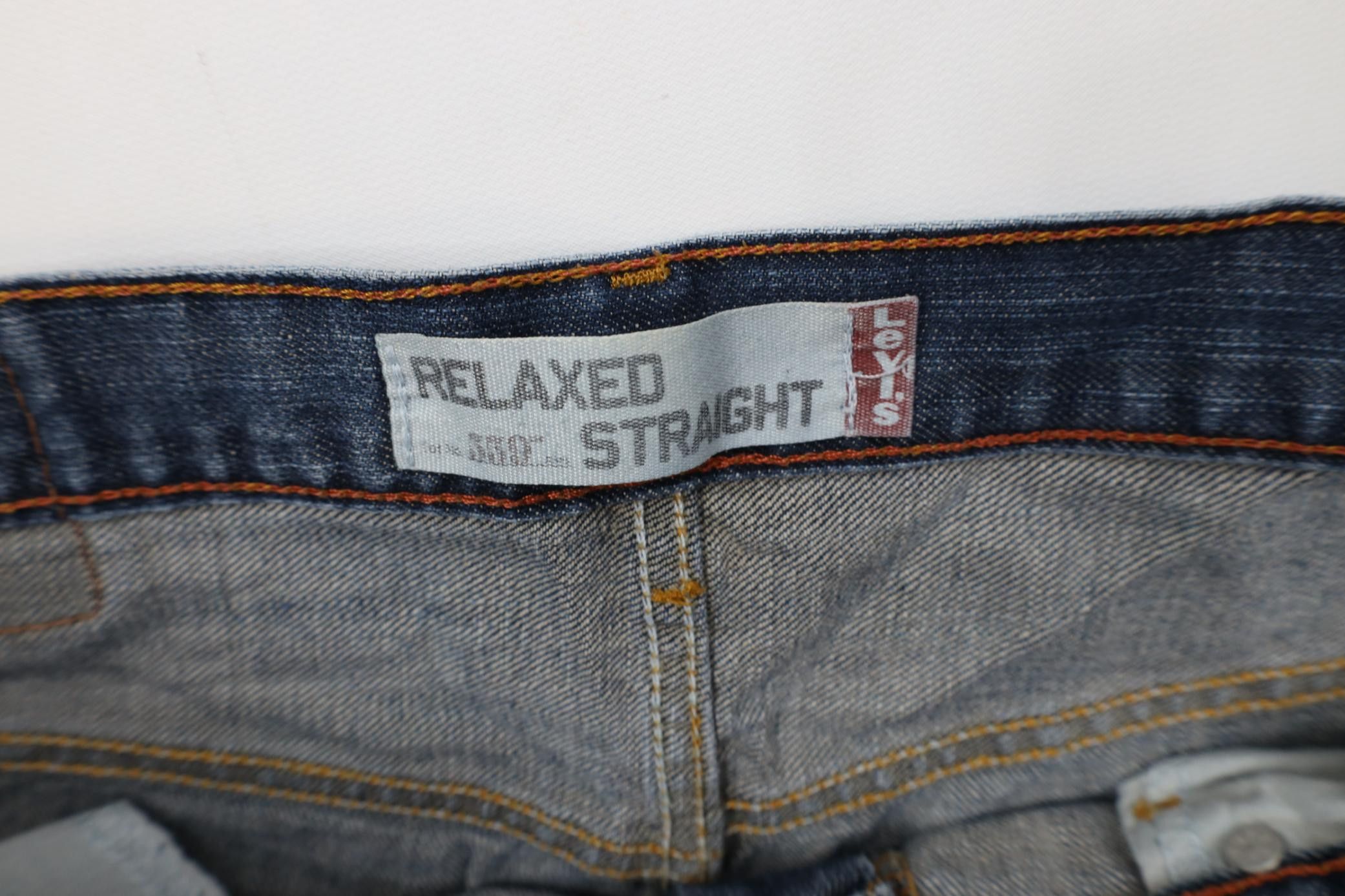 Levi's Vintage Y2K Levis 559 Relaxed Straight Wide Leg Jeans Blue Size US 33 - 9 Thumbnail