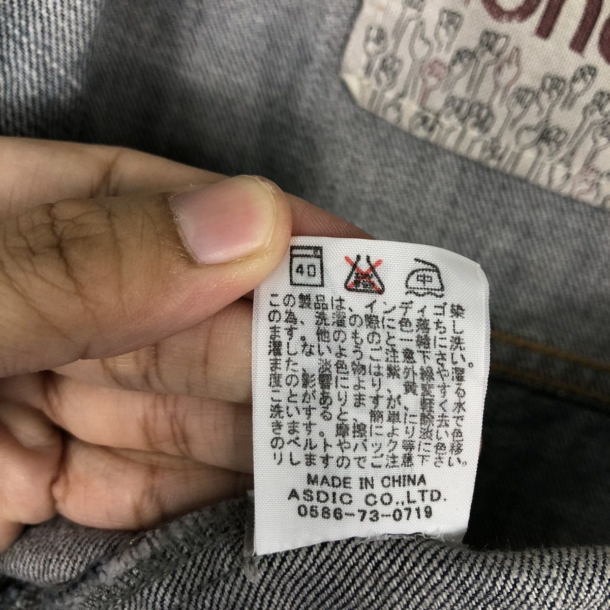 Japanese Brand 🔥Rare Distressed Denim Jacket Punk Design Herritage Stone Size US M / EU 48-50 / 2 - 15 Thumbnail