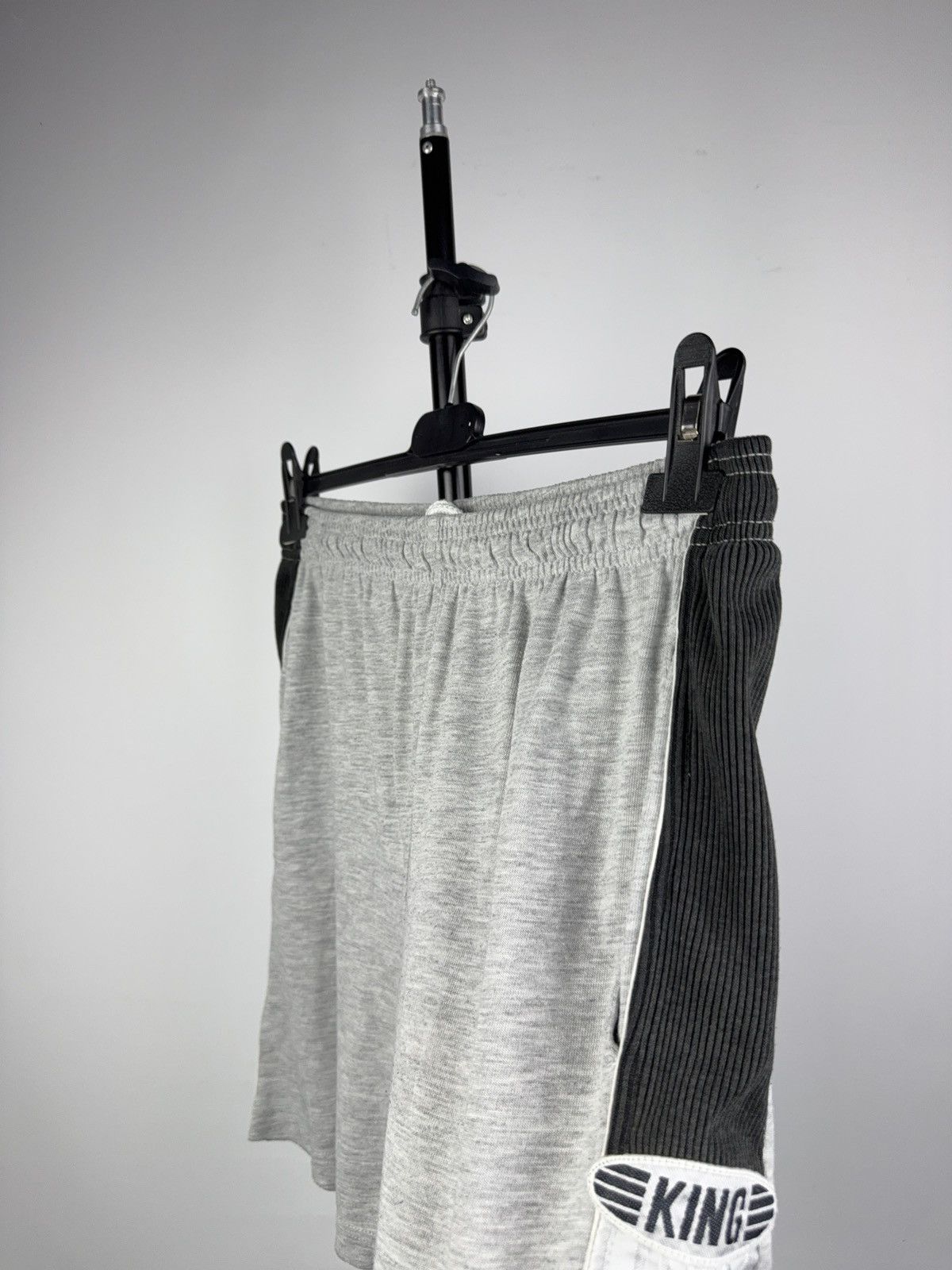 Puma Vintage 90s Retro Puma KING Shorts Grey Y2K S Size US 30 / EU 46 - 4 Thumbnail