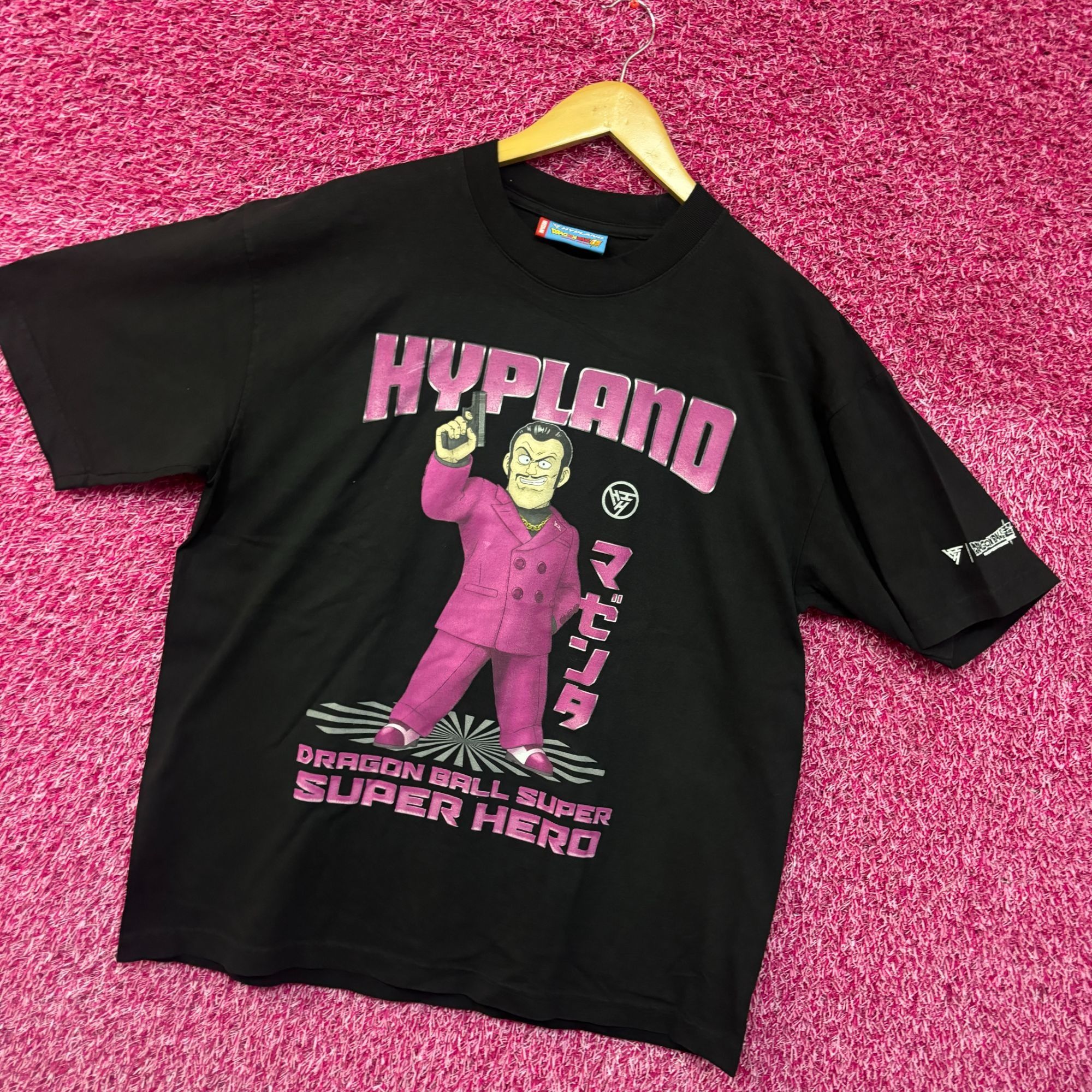 Anime Hypeland x Dragon Ball Super Hero Magenta anime tshirt size Size US M / EU 48-50 / 2 - 3 Thumbnail