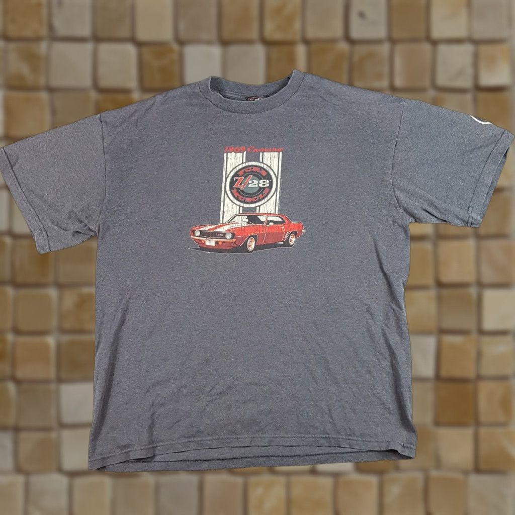 Vintage VINTAGE Chevrolet Camaro T-Shirt Adult XL Gray 90s Muscle Car Z28 Graphic Tee Mens Size US XL / EU 56 / 4 - 1 Thumbnail