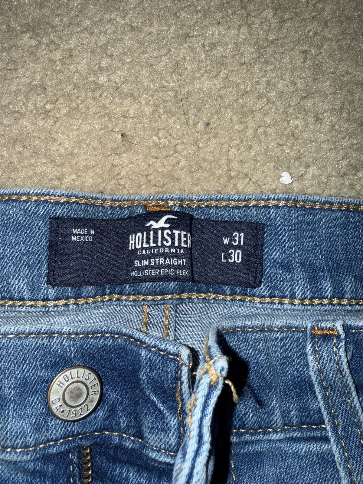 Hollister Hollister slim straight jeans Size US 31 - 2 Thumbnail