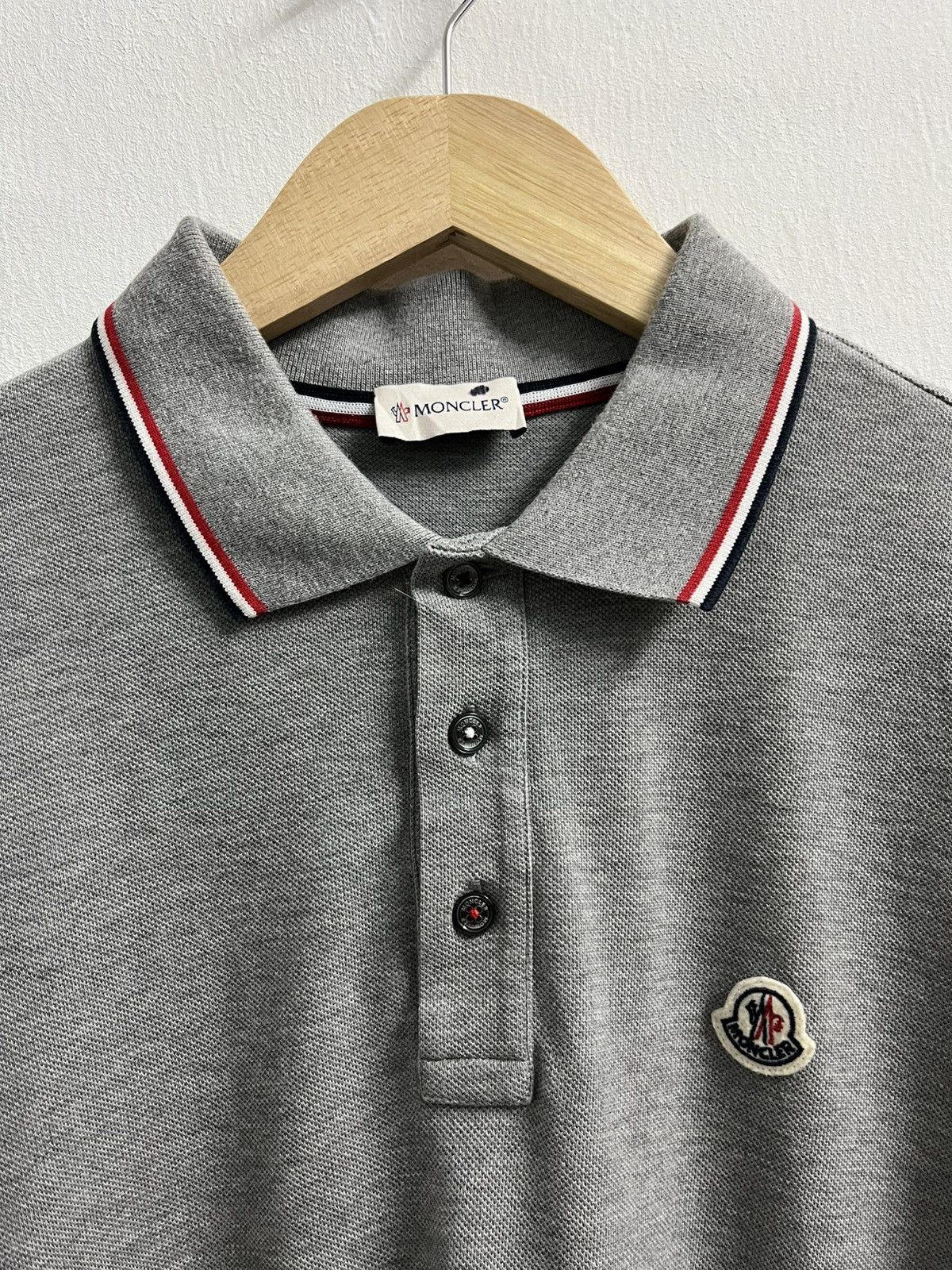 Moncler Moncler Polo Shirt Long Sleeve Size US M / EU 48-50 / 2 - 3 Thumbnail