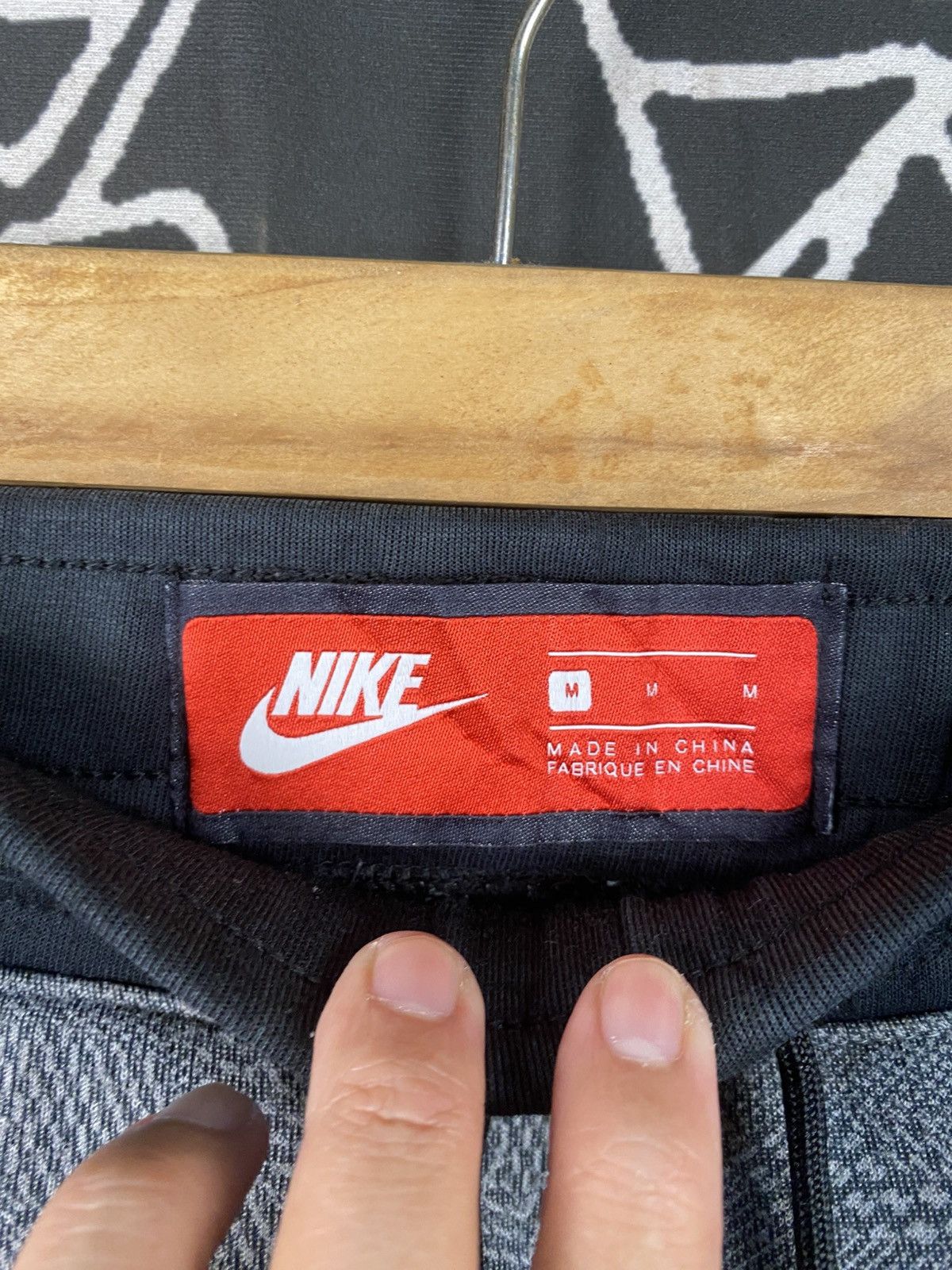 Nike Nike Tech Fleece Joggers "Big Tooth" Digital Camo Grey Size US 31 - 4 Thumbnail