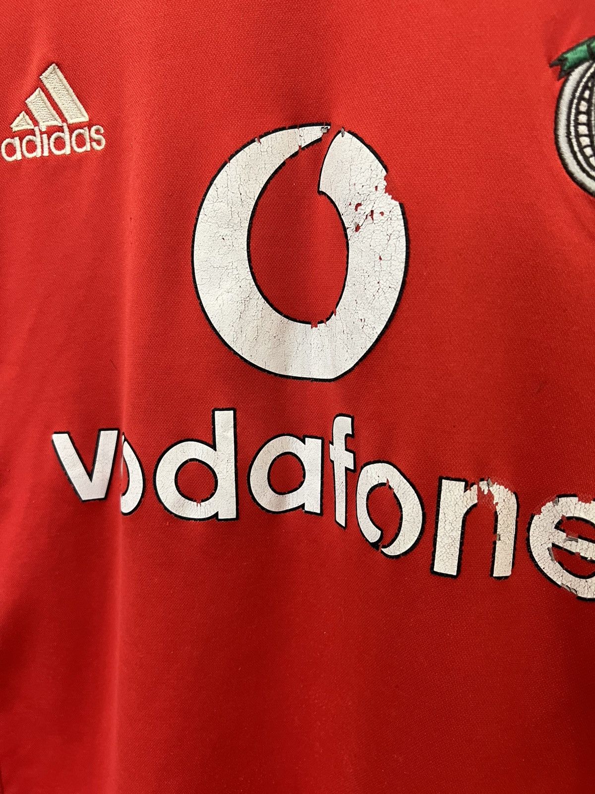 Adidas Adidas Benfica 2003/2004 UEFA Cup Red Mens Soccer Jersey Size US L / EU 52-54 / 3 - 3 Thumbnail