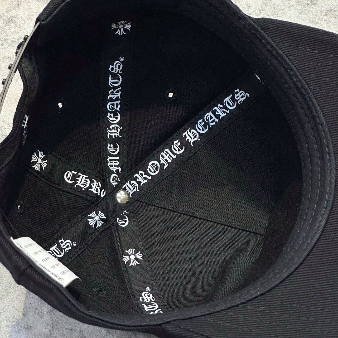 Chrome Hearts Chrome Hearts cross BSBL cap denim black Size ONE SIZE - 7 Thumbnail