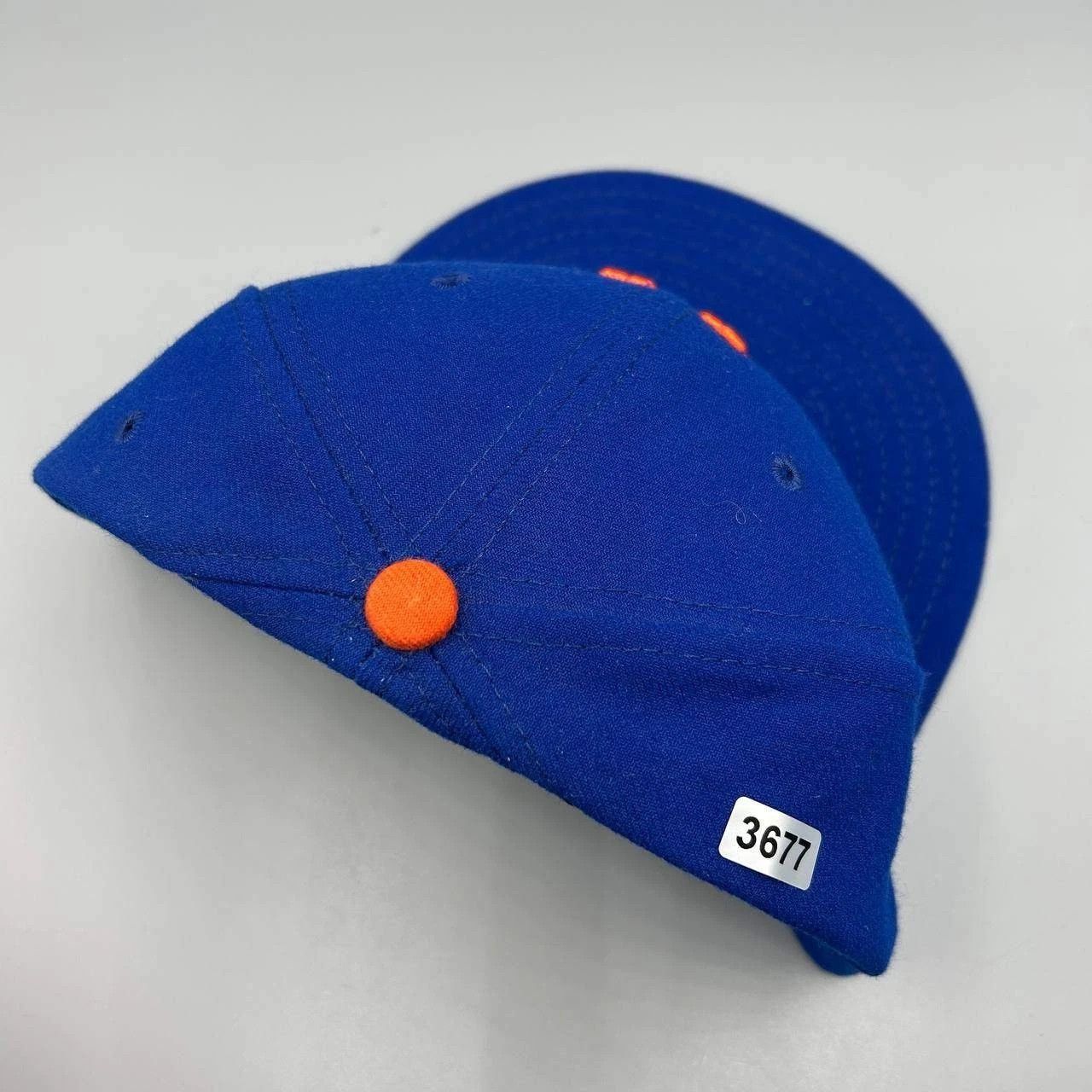 New Era New York Mets Hat Men 7 5/8 Blue Black Embroidered Fitted Size ONE SIZE - 9 Thumbnail