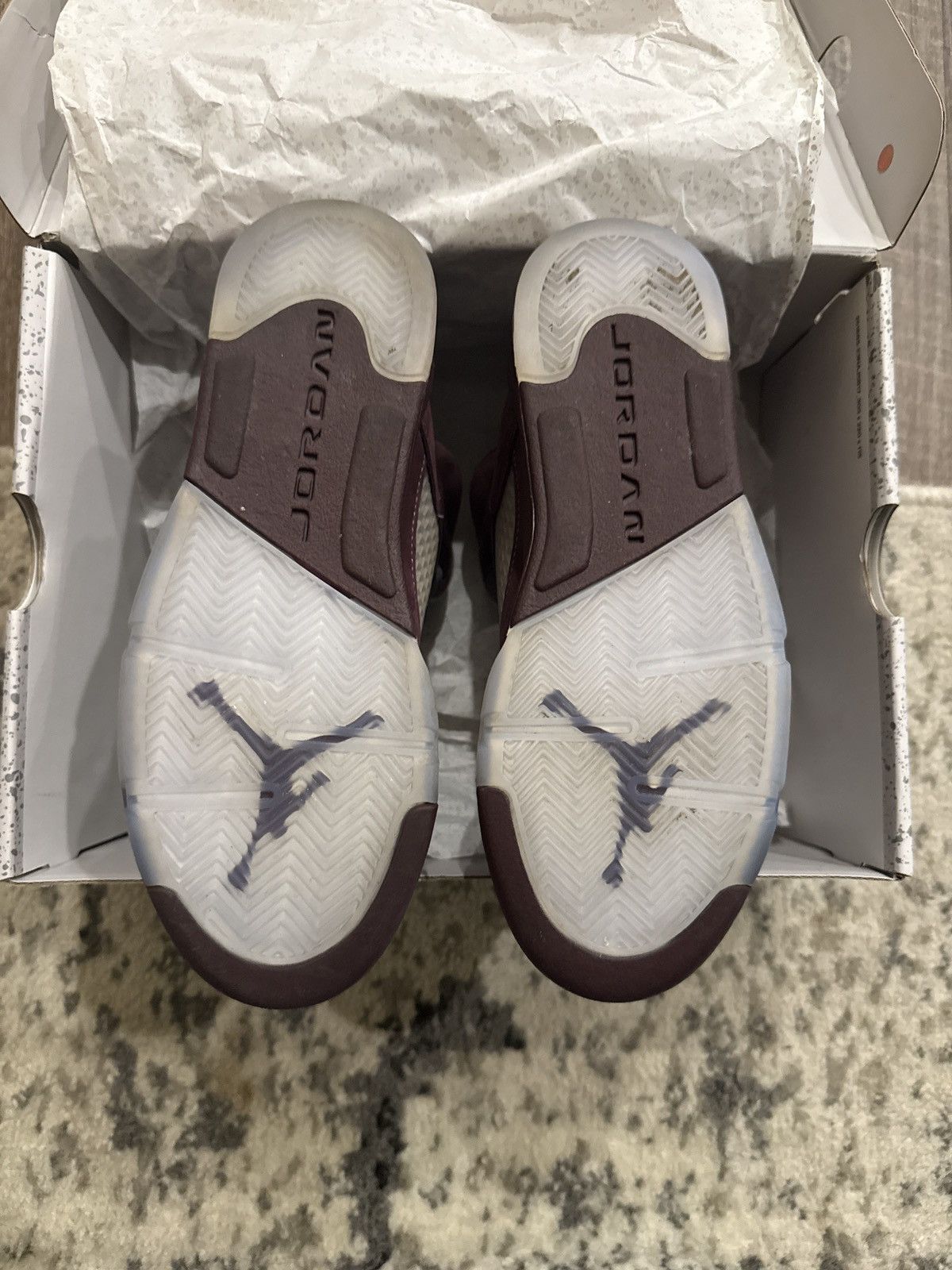 Jordan Brand Air Jordan 5 Burgundy Size US 5 / EU 37 - 6 Thumbnail