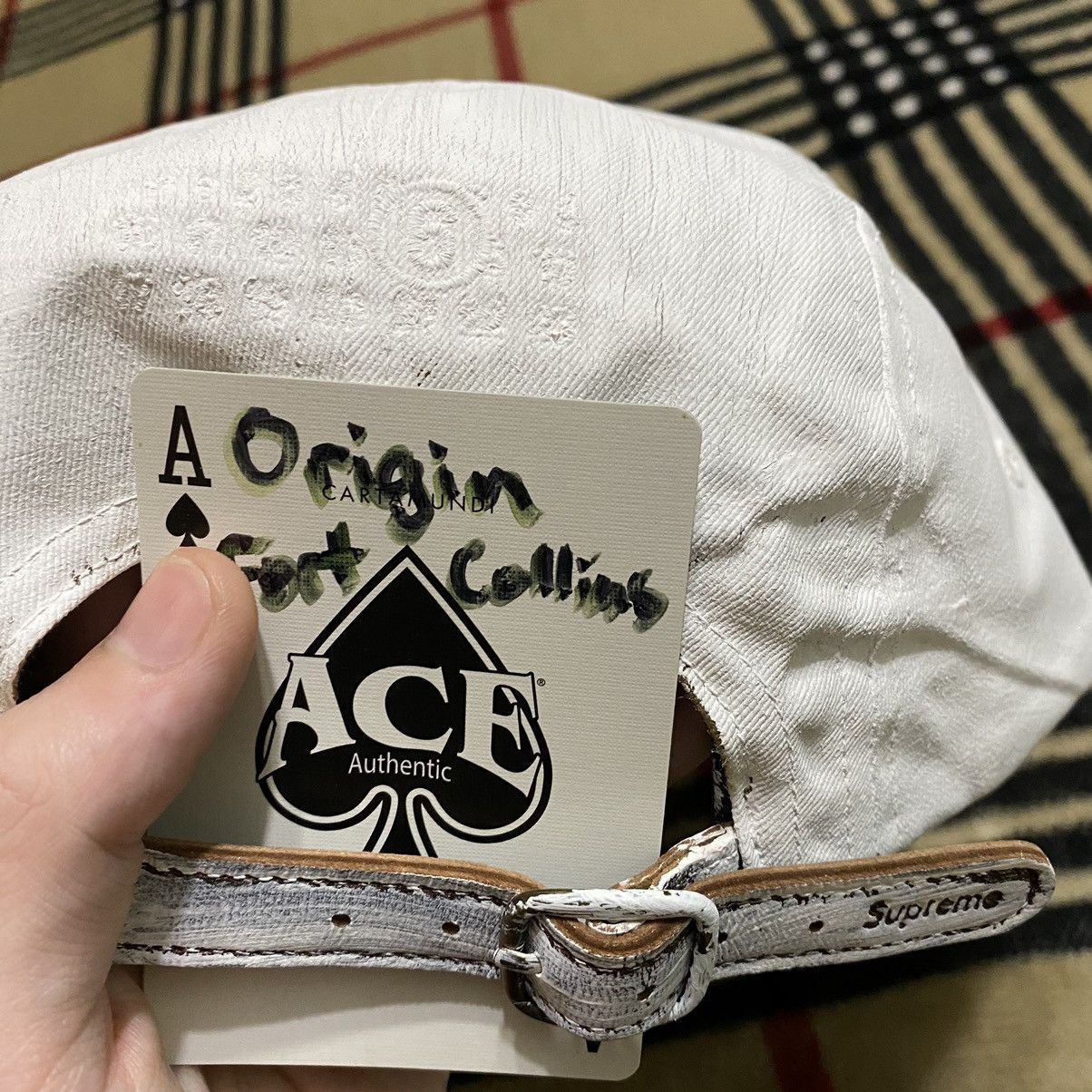 Maison Margiela × Supreme Painted Camp Cap Size ONE SIZE - 4 Thumbnail