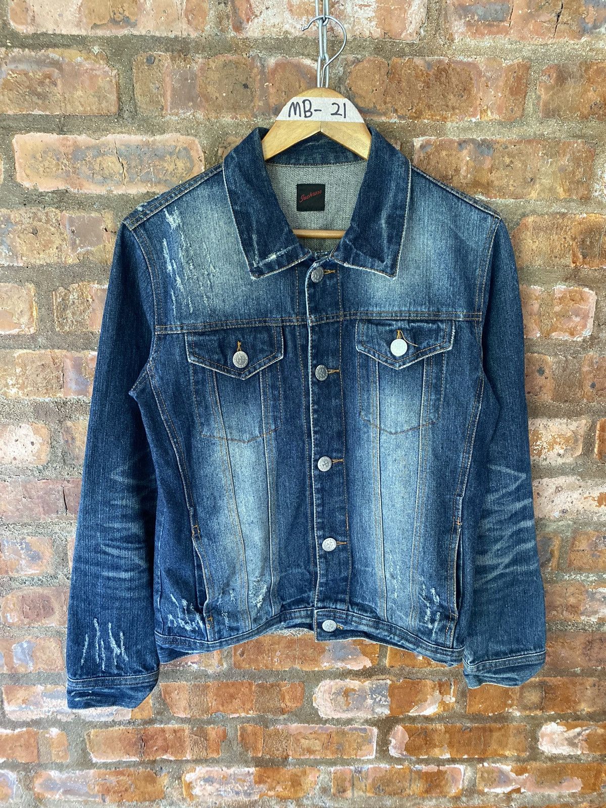 JACKROSE 🔥1990s Jackrose Distressed Cross Detailing button jacket Size US M / EU 48-50 / 2 - 2 Thumbnail