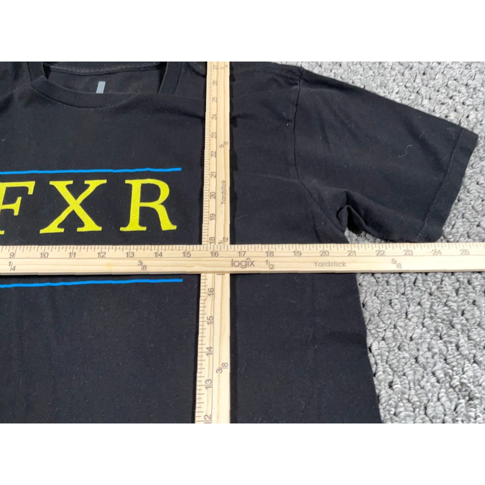Fox Racing VINTAGE FOX Racing Logo Tee Adult Large Black Yellow Motocross Retro Size US L / EU 52-54 / 3 - 7 Thumbnail