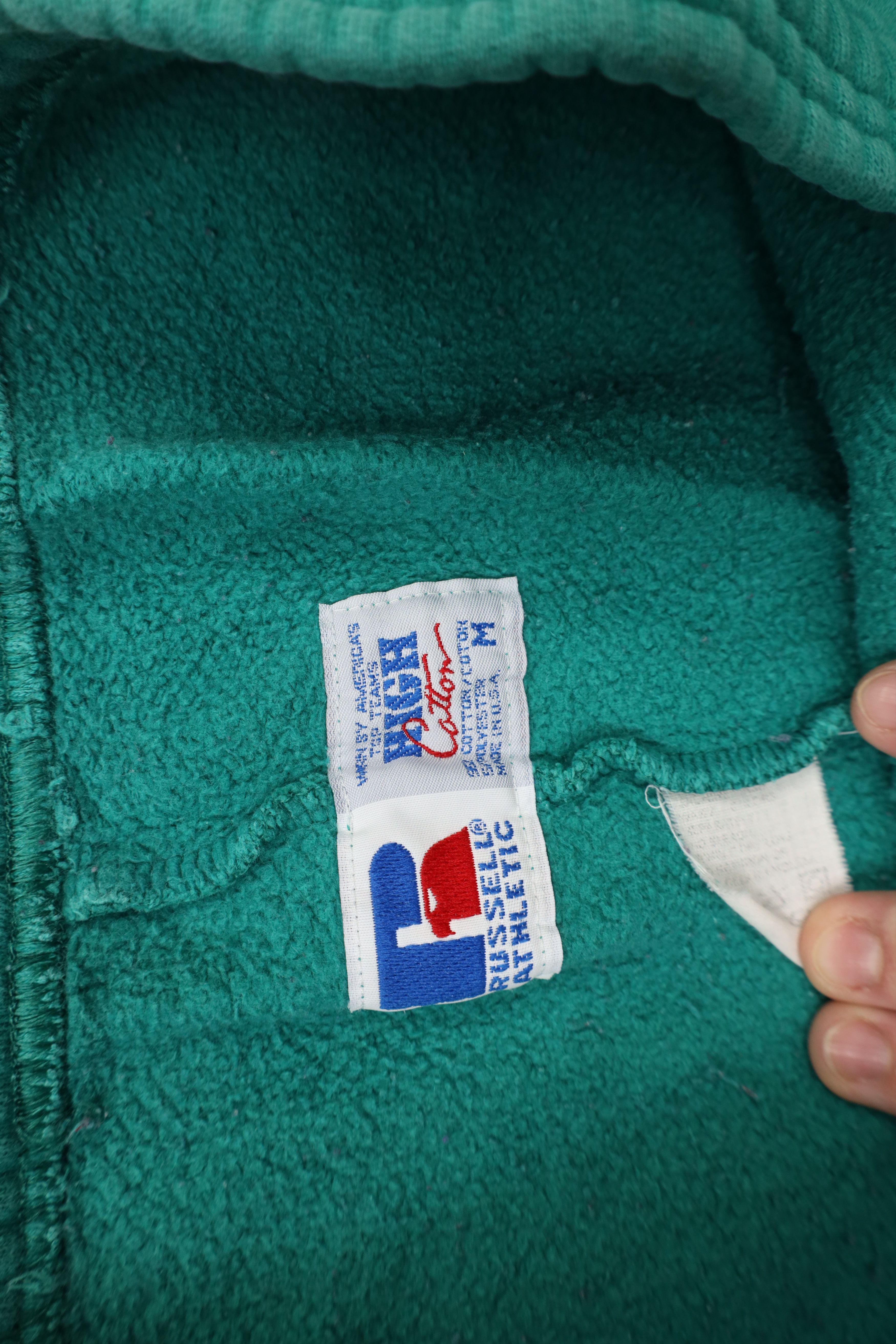 Russell Athletic × Vintage Vintage 90s Russell Athletic Blank Heavyweight Joggers USA Size US 34 / EU 50 - 9 Thumbnail