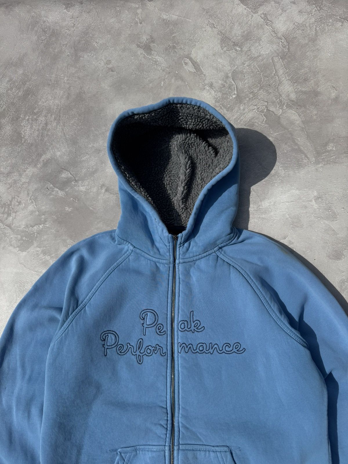 Peak Performance Peak Performance Distressed Sherpa Zip Hoodie Size L / US 10 / IT 46 - 3 Thumbnail
