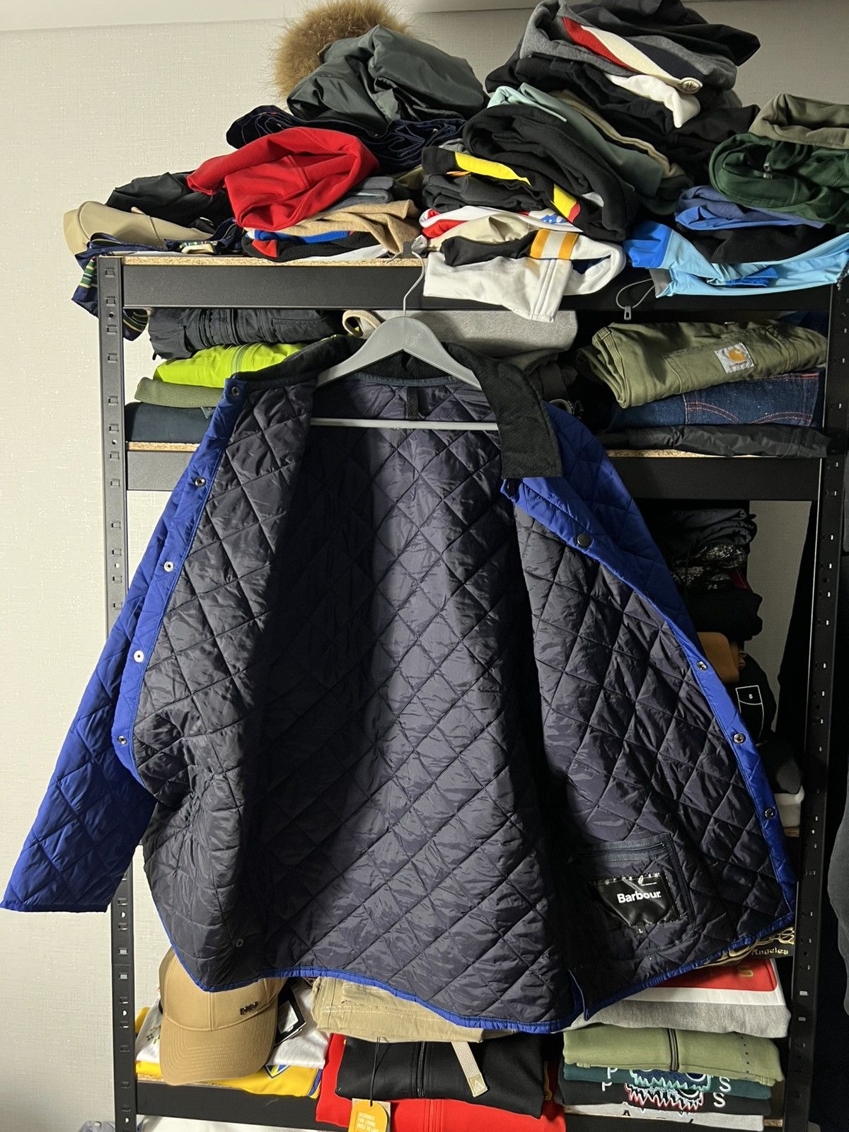 Barbour 🔥 Barbour Liddesdale Quilted Jacket — Royal Blue — Size L Size US L / EU 52-54 / 3 - 12 Thumbnail
