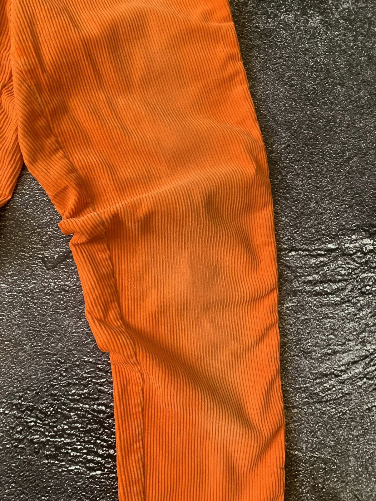 Fiorucci Fiorucci Corduroy Orange Velvet Trousers Safety Jeans Size 25" / US 0 / IT 36 - 9 Thumbnail