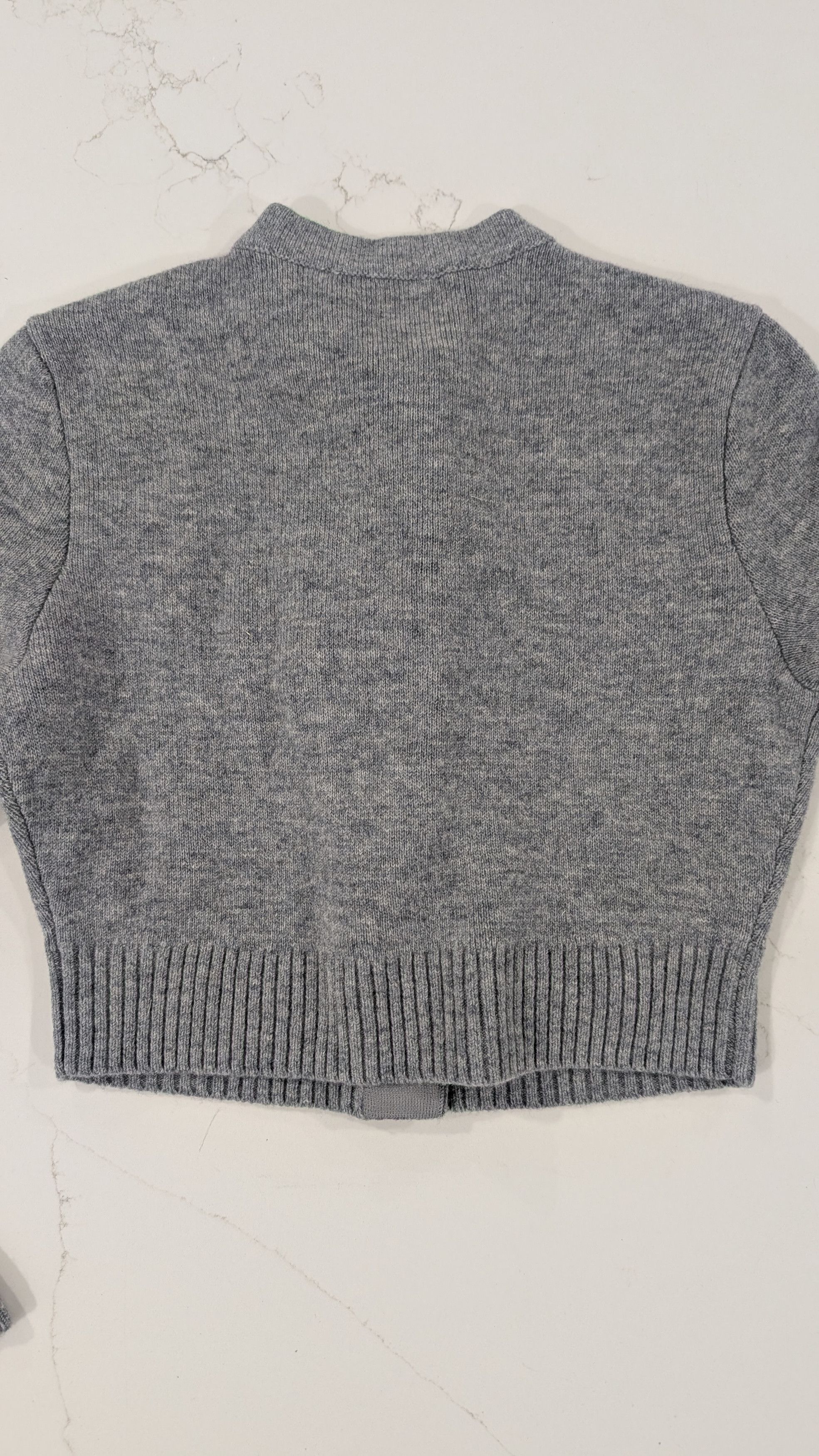 Self-Portrait Self-Portrait Cropped Wool Blend Cardigan Sweater Size XS / US 0-2 / IT 36-38 - 3 Thumbnail