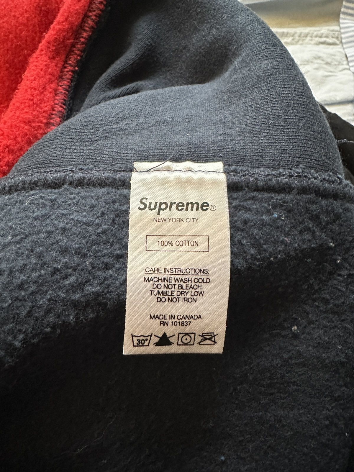 Supreme Supreme Split Old English Hooded Sweatshirt Size US S / EU 44-46 / 1 - 6 Thumbnail