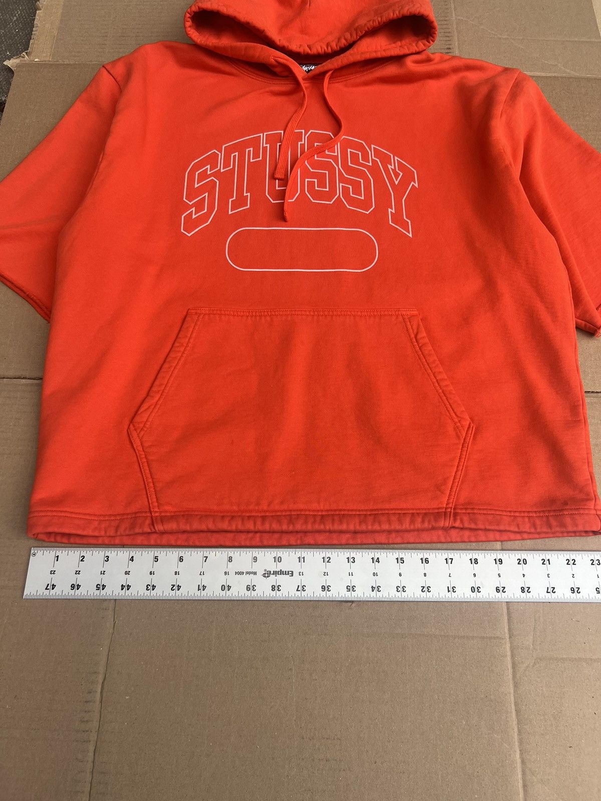 Stussy Vintage Stussy short sleeve Boxy Logo hoodie Size US XL / EU 56 / 4 - 3 Thumbnail