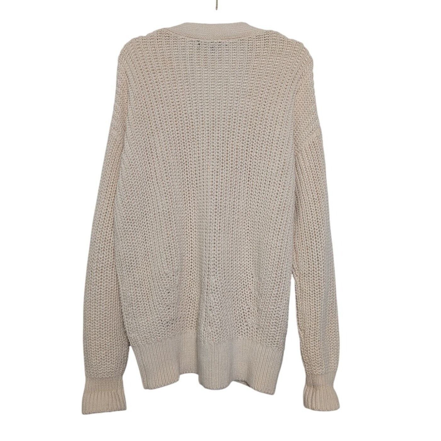 Banana Republic Banana Republic Ribbed Cardigan Womens Size Medium Ivory Size M / US 6-8 / IT 42-44 - 6 Thumbnail