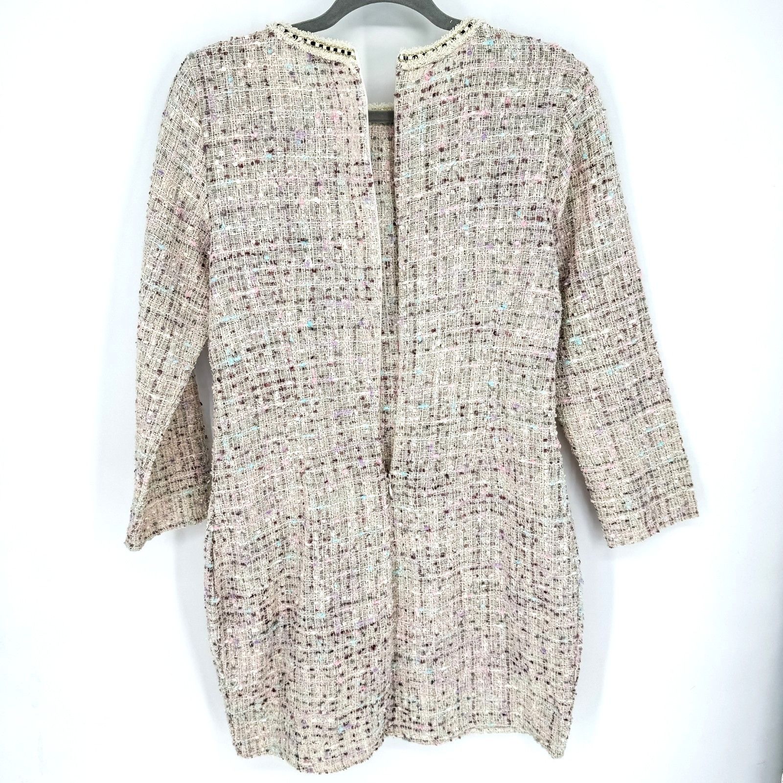 Other CBR Chic Boutique Tweed Dress Women’s XL Long Sleeve Texture Size XL / US 12-14 / IT 48-50 - 9 Thumbnail