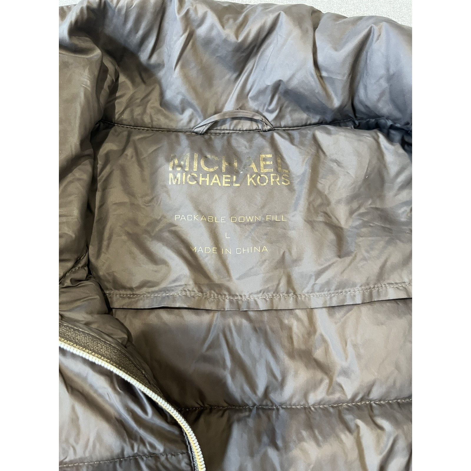 Michael Kors MICHAEL Michael Kors Brown Packable Down Jacket Large Size L / US 10 / IT 46 - 5 Thumbnail