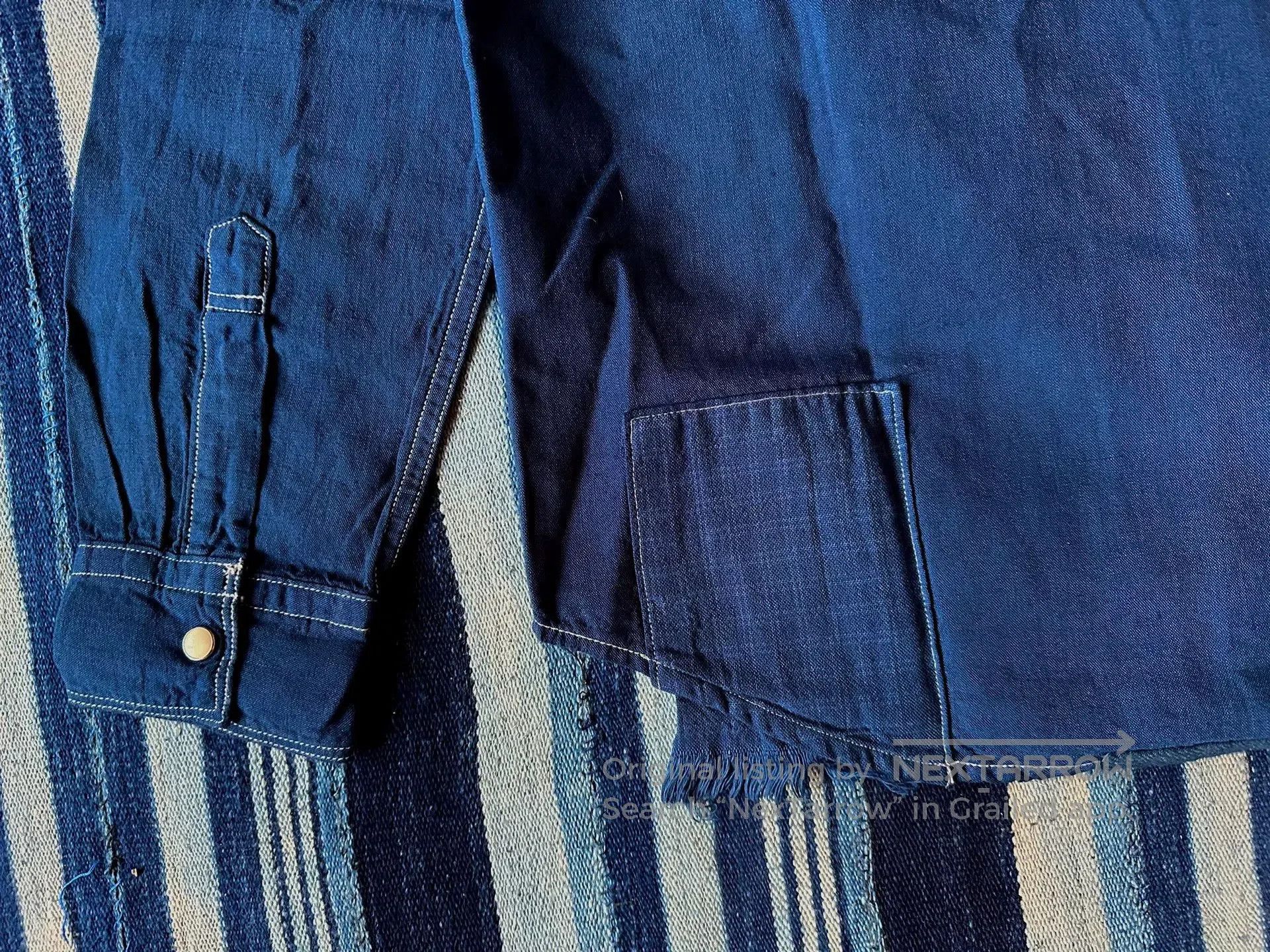FDMTL fdmtl patchwork denim shirt in new condition. Size US S / EU 44-46 / 1 - 7 Thumbnail